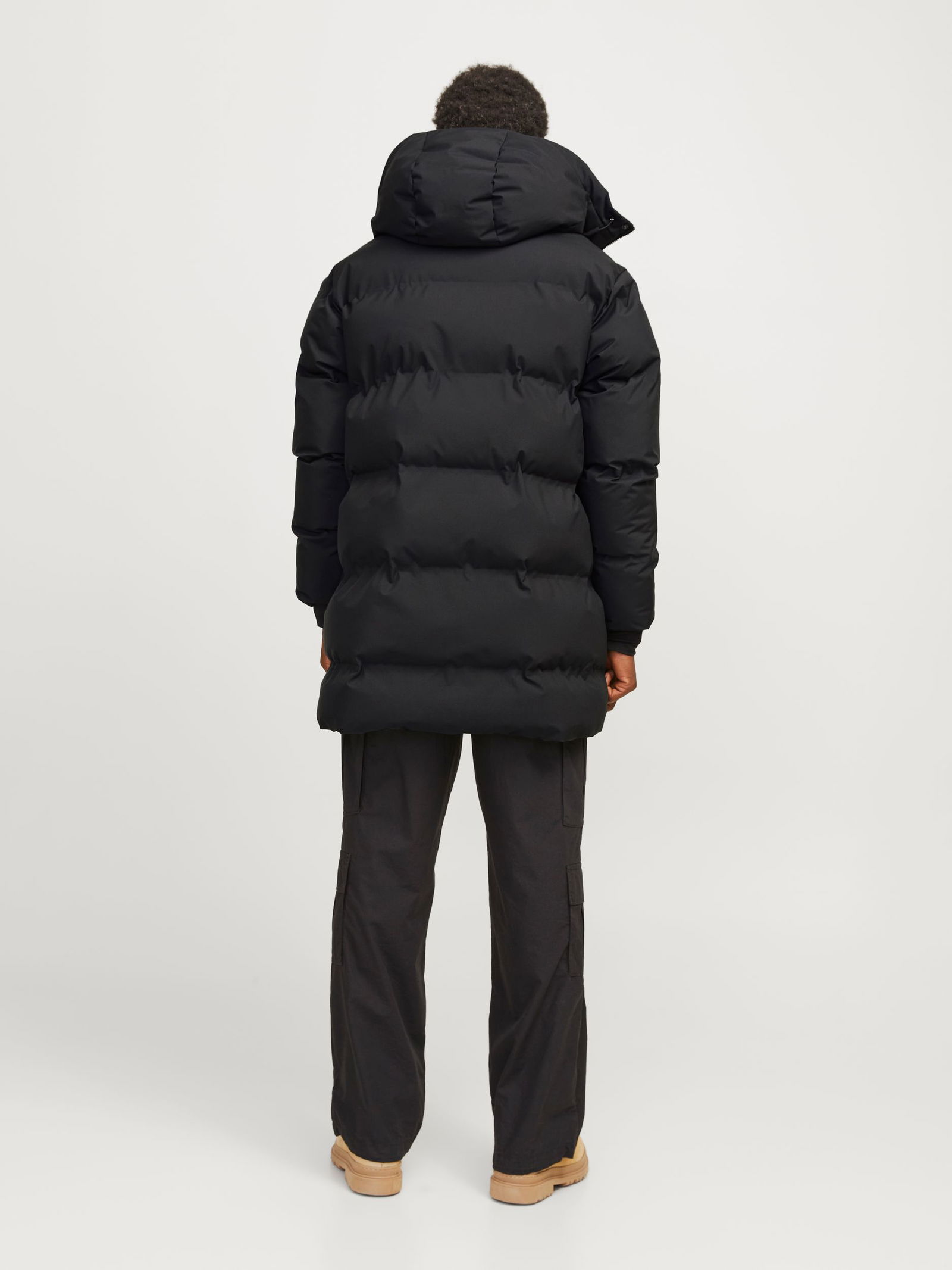 Jack&Jones | JCOALPHA LONG PUFFER SN | M | black