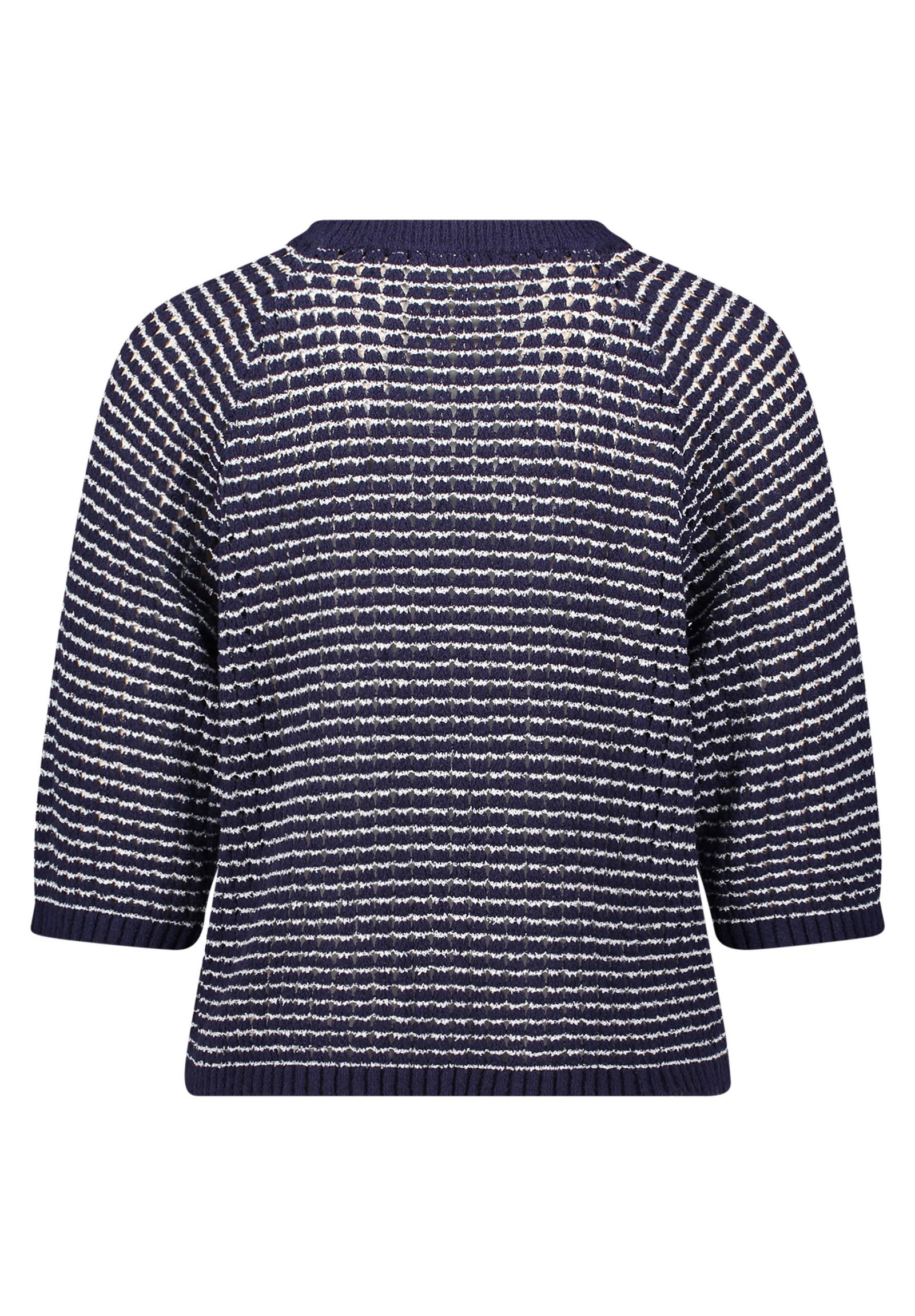 Cartoon |  Cartoon Pullover  | 36 | dunkelblau/weiß