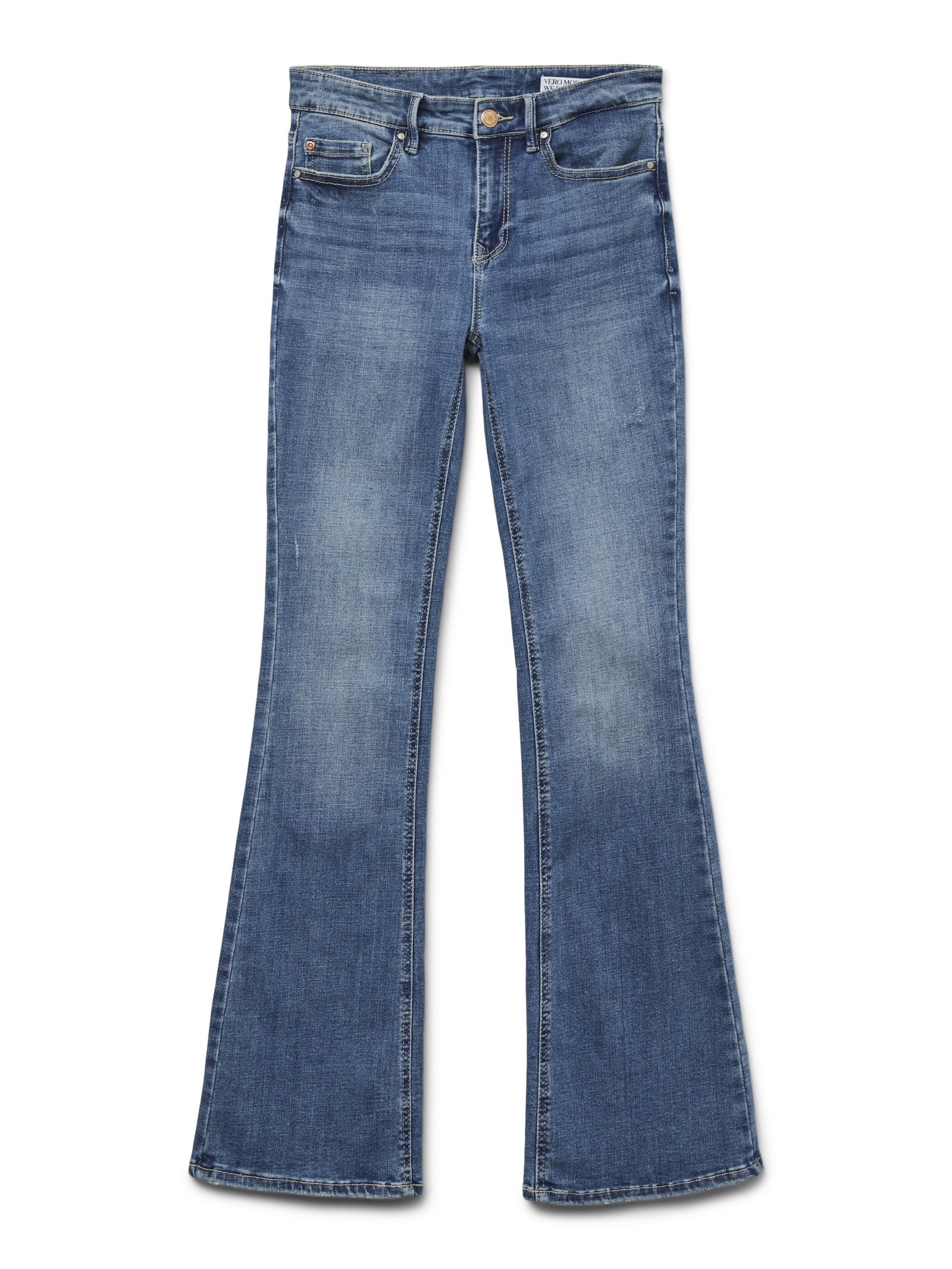 VMFLASH MR FLARED JEANS LI347 GA NO, Medium Blue Denim #1
