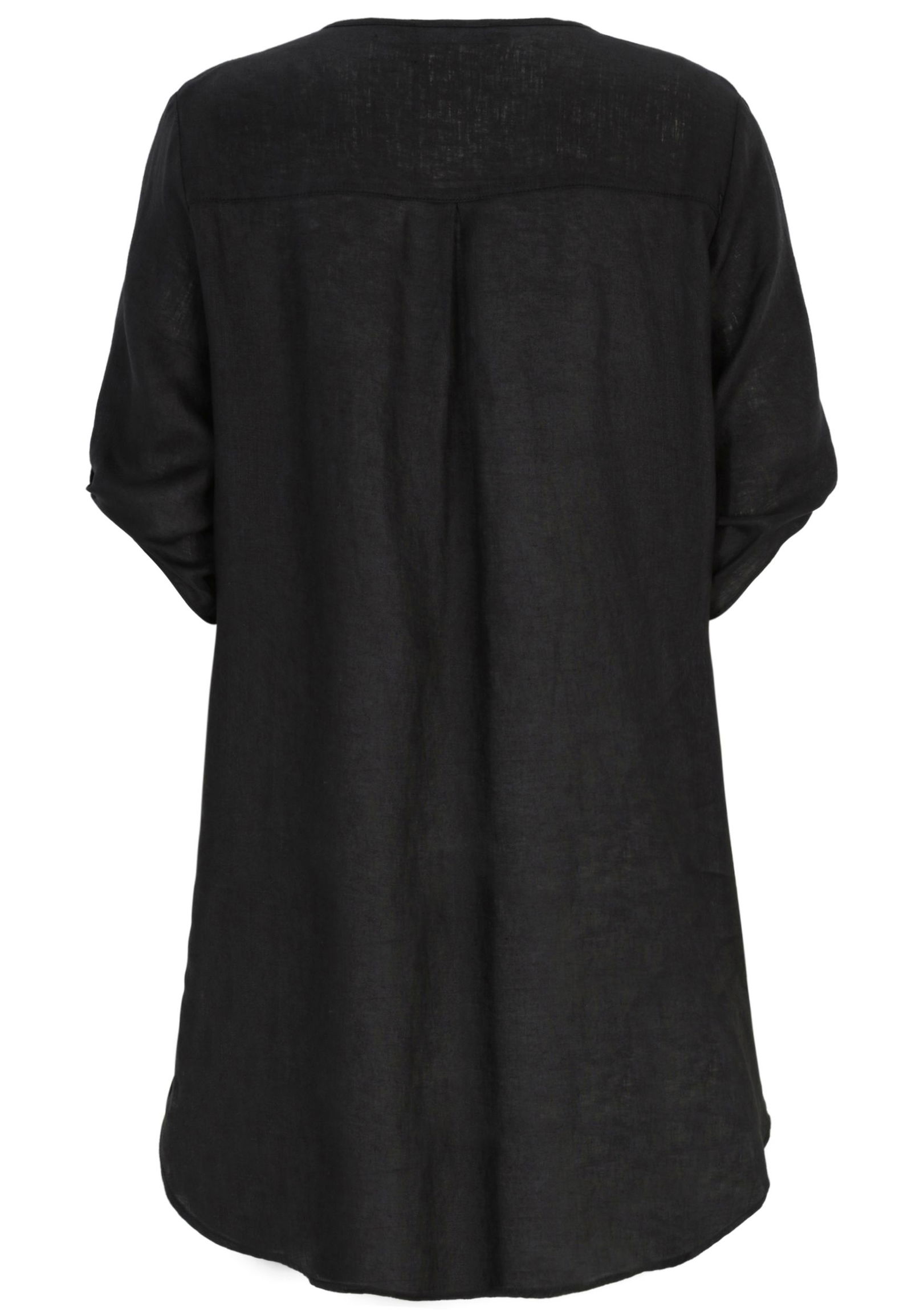 c14a1bf95b1ed456e8a4ff36298612b7 Doris Streich |  Doris Streich Bluse aus Leinen  | 52 | schwarz