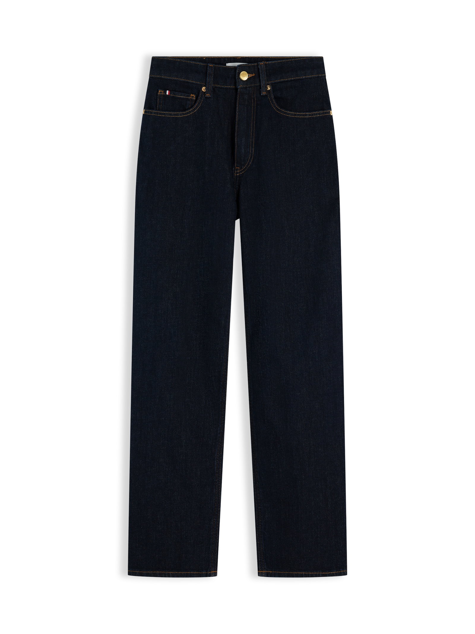 TAPERED RINSE HW ANKLE, DENIM #1