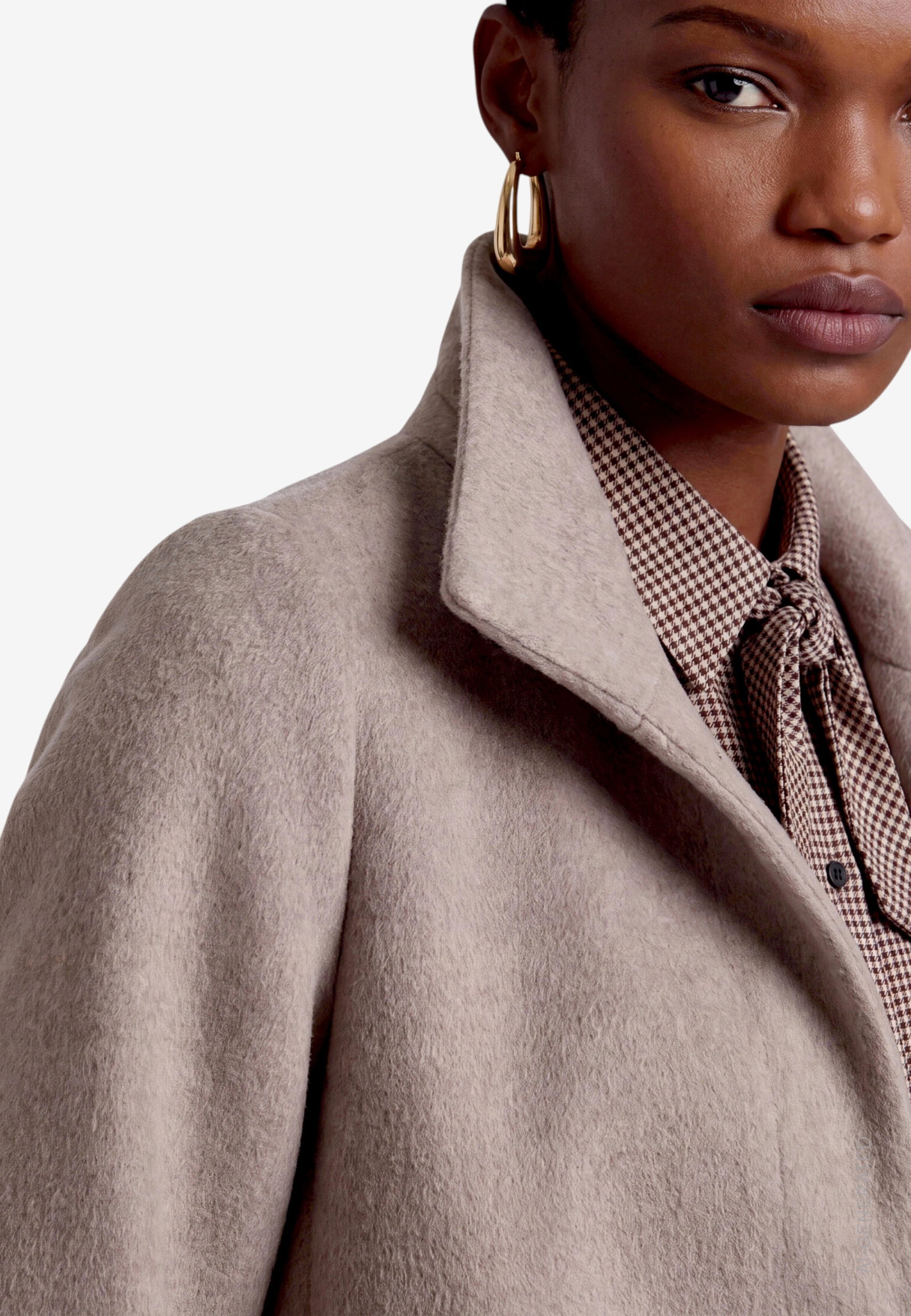 Mantel Casual, Taupe Melange #5