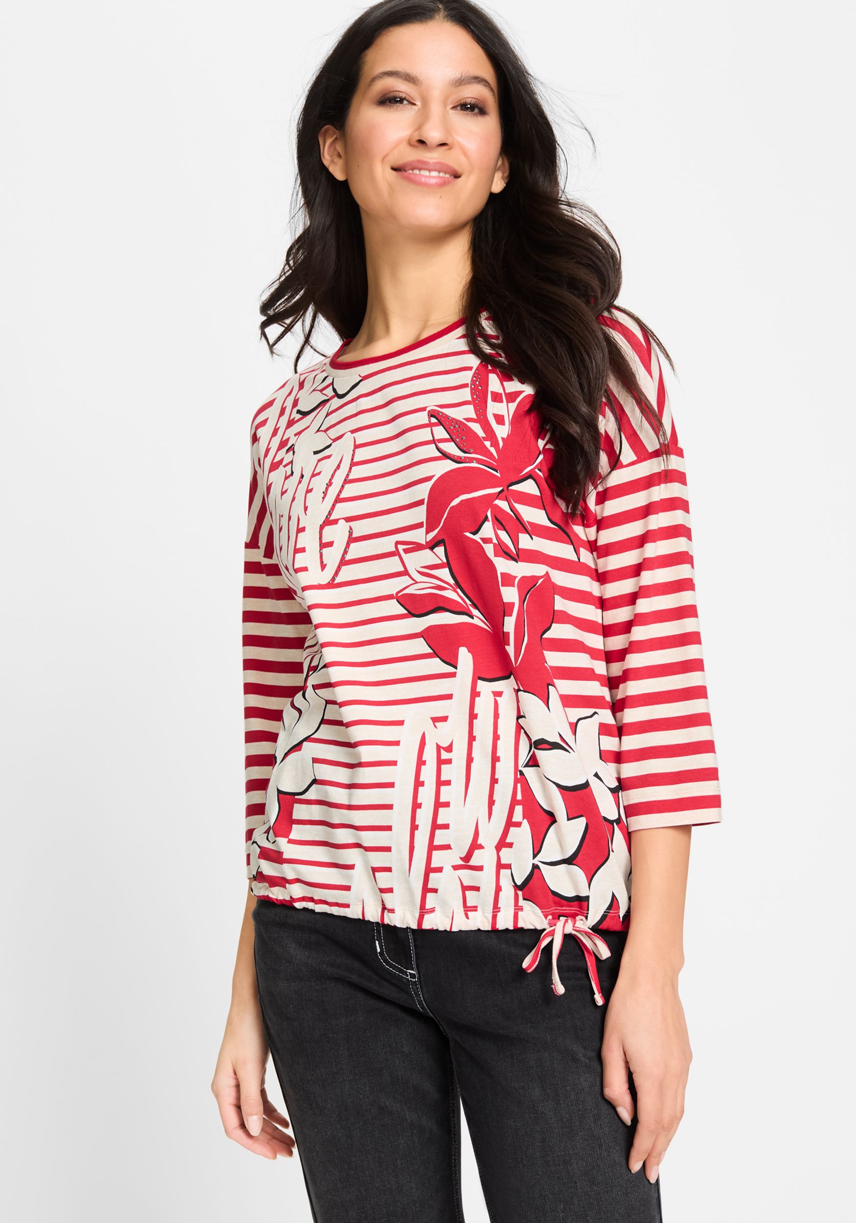 Olsen |  Olsen Longsleeve  | 38 | red rose