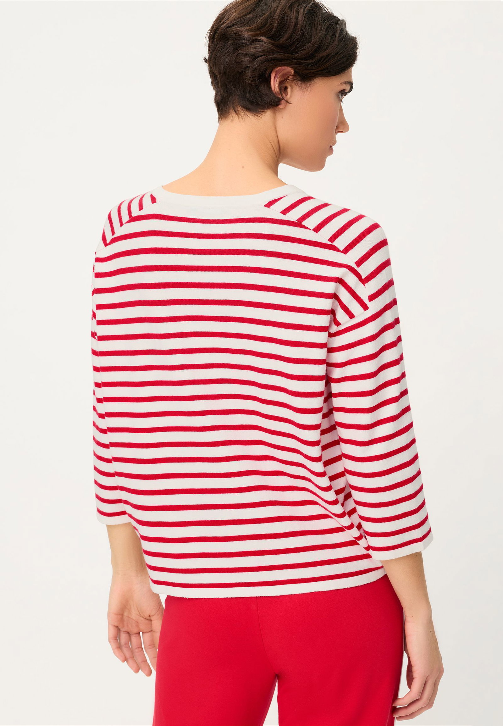 |  Pullover Long Sleeves | 40 | french red