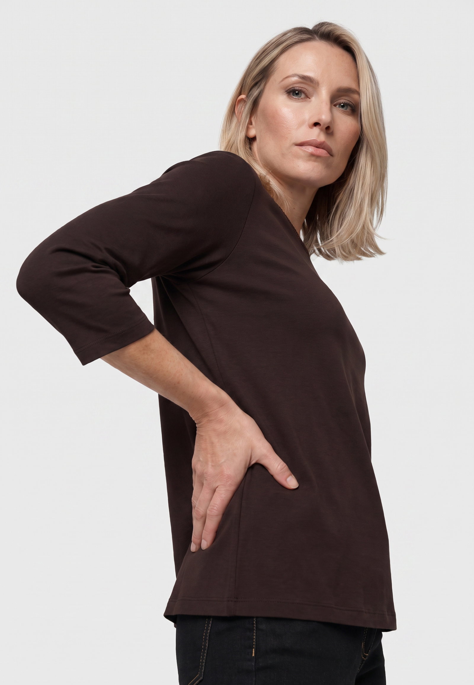 T-Shirt Long Sleeves, Coffee Bean #5