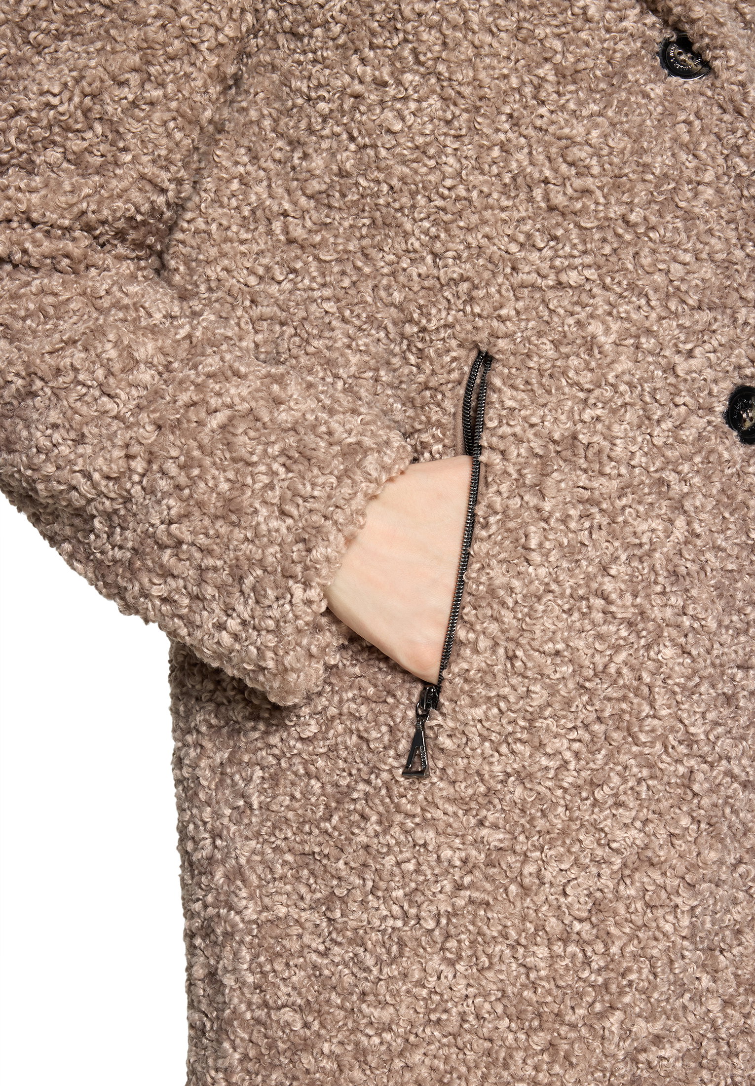 Jacke PlUEsch, Golden Almond #7