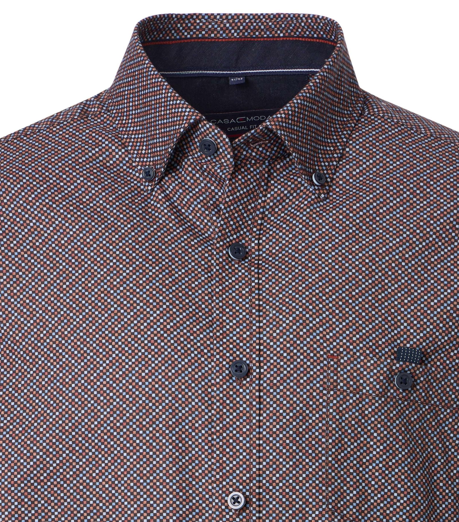 Casa Moda |  Casa Moda Hemd Regular Fit  | L | braun