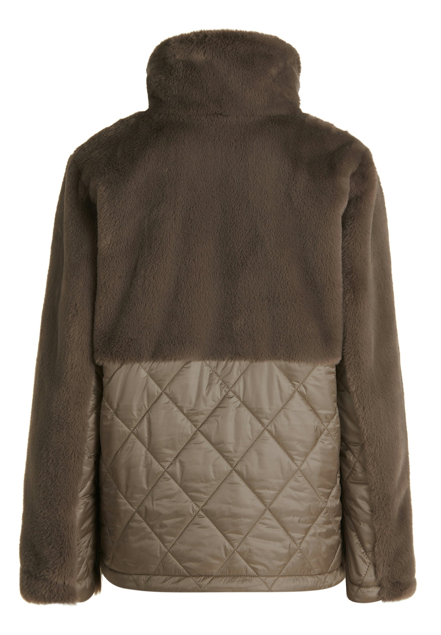 Jacke PlUEsch, Dusty Brown #2