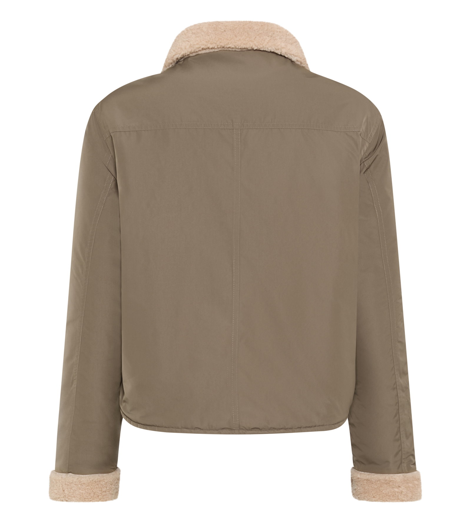 JACKE WEBPELZ, TAUPE #2