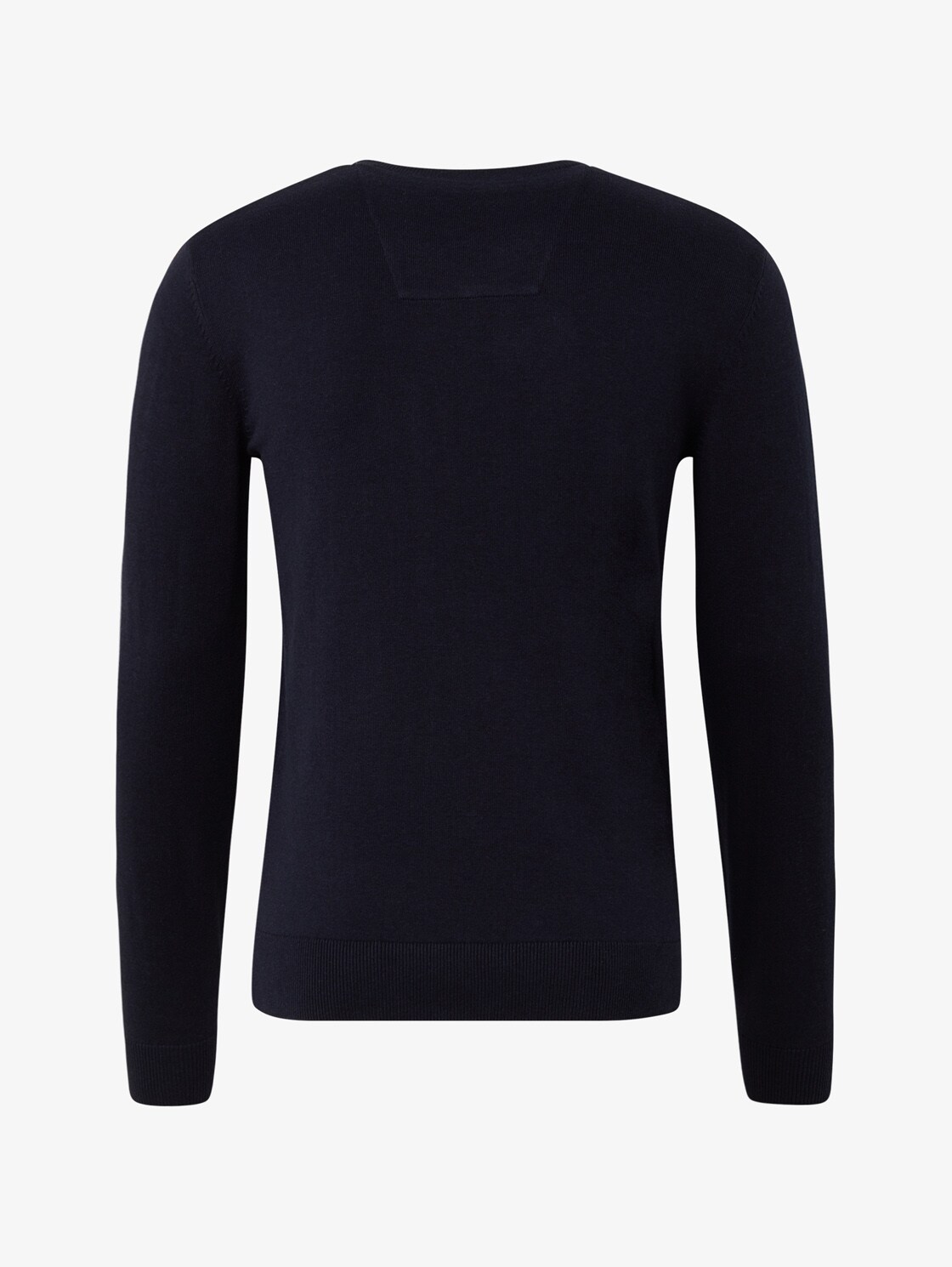 Tom Tailor basic v neck sweater, Knitted Navy Melange #2