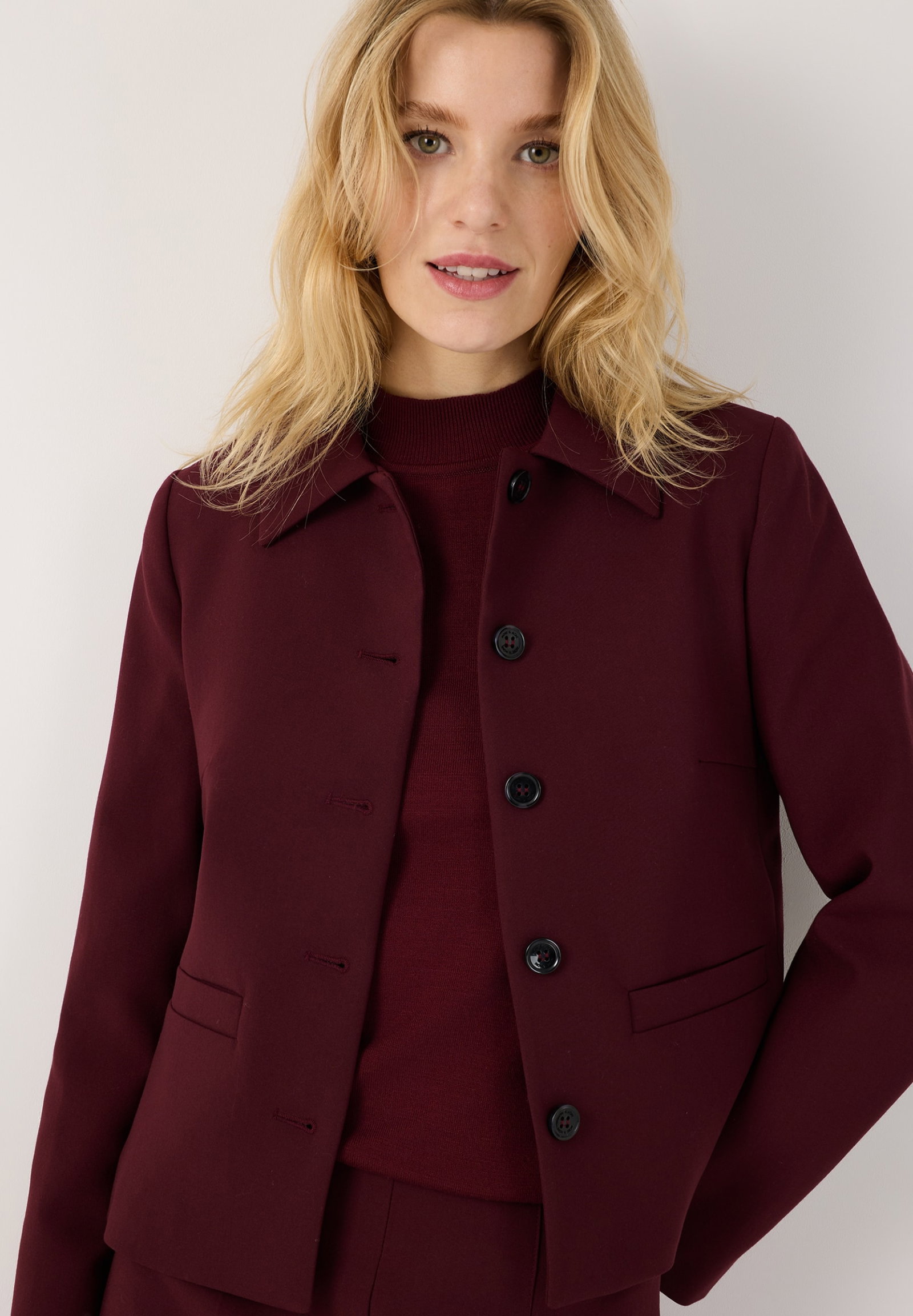 Technical Double Jacket, pomegranate red #3