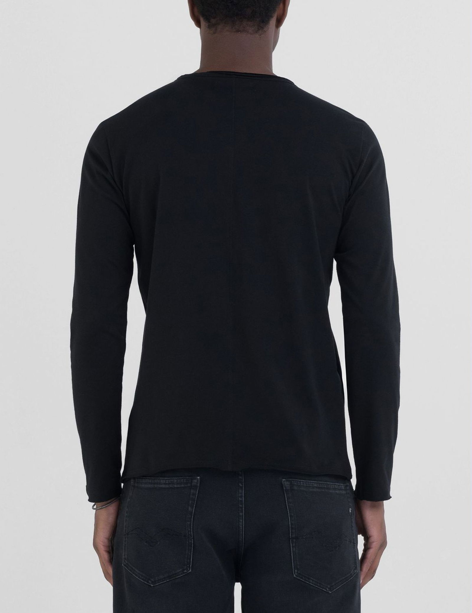 Replay | Replay Longsleeve | M | black