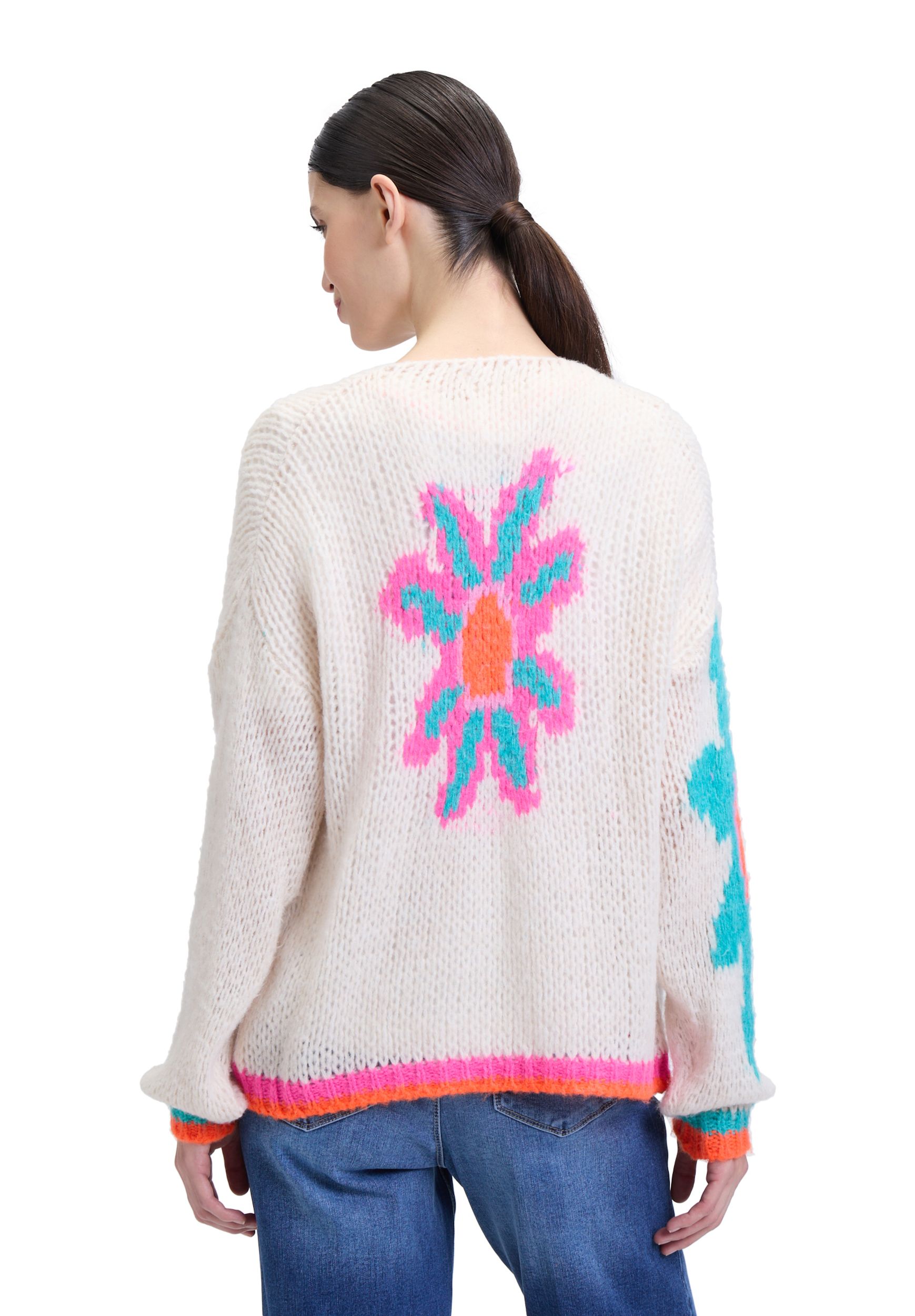 Cartoon |  Cartoon Strickjacke | Cardigan  | 38 | cream/pink