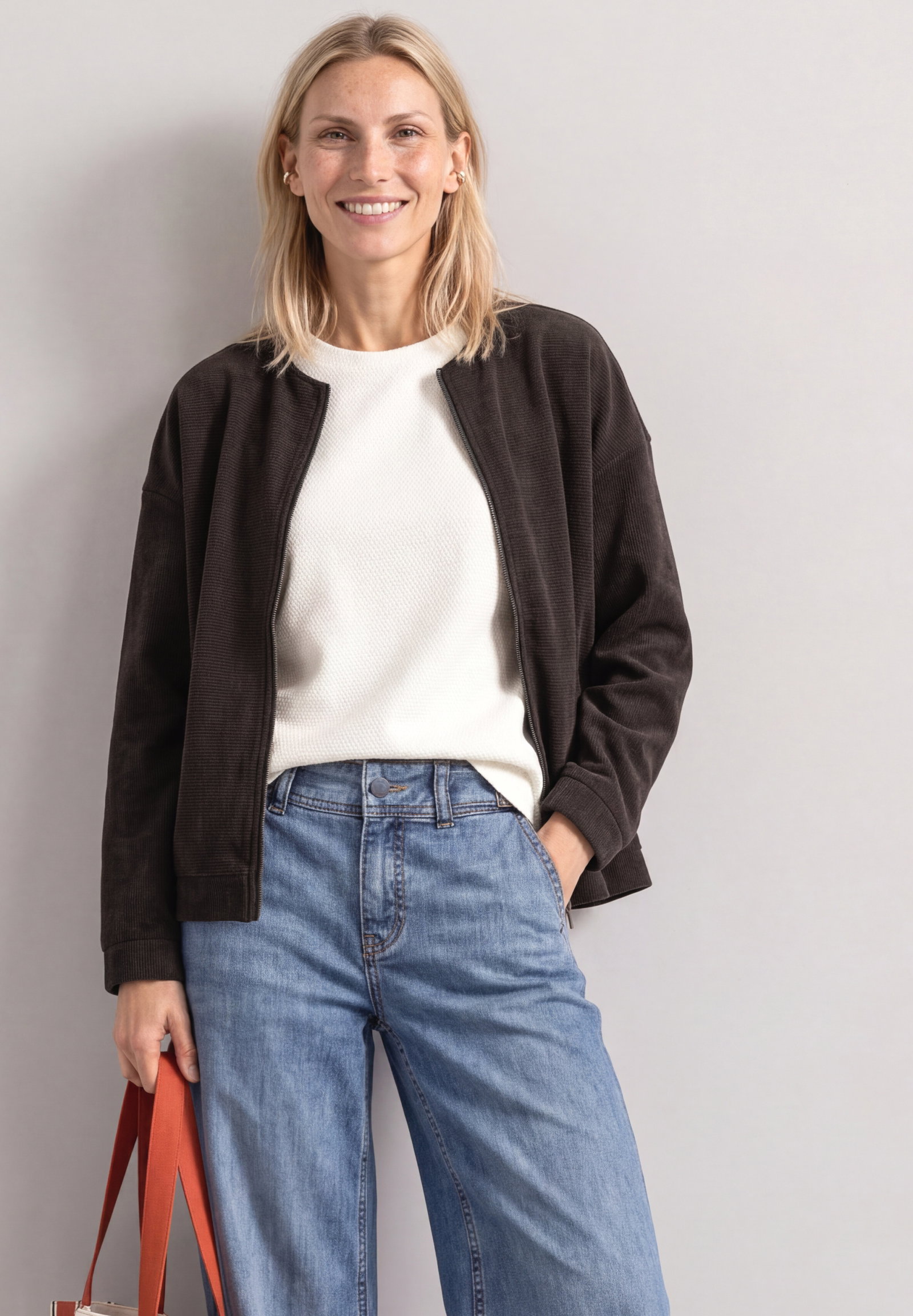 LTD QR cord structure jacket, black coffee #3