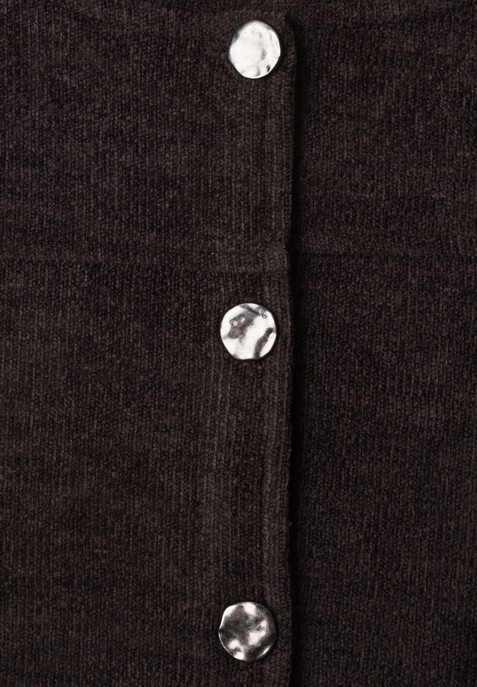 soft jacket w.deco buttons, black coffee #2