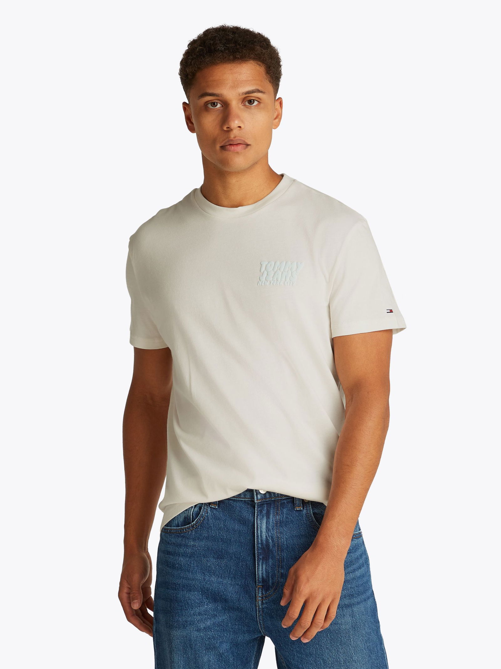 Tommy Jeans |  Tommy Jeans Shirt  | M | ancient white