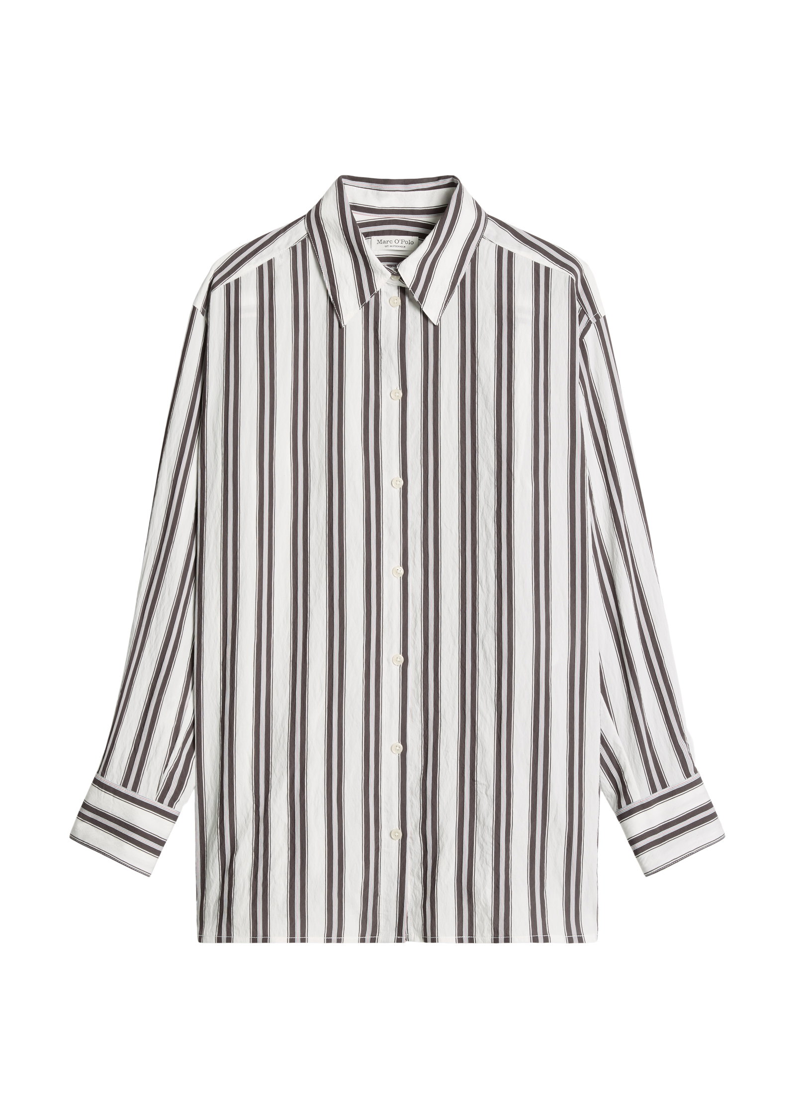 Marc O’Polo gestreifte Bluse aus Modal-Mix #1