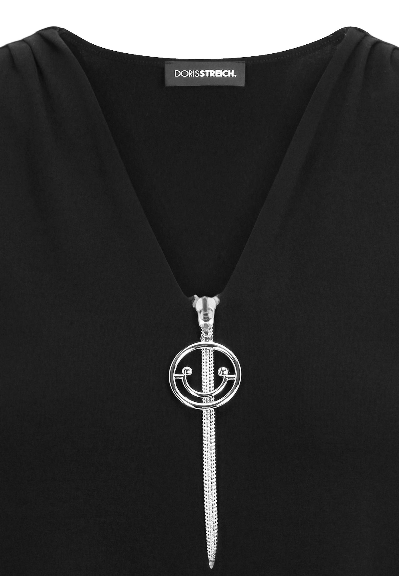 Doris Streich | Doris Streich Druckbluse | 50 | schwarz