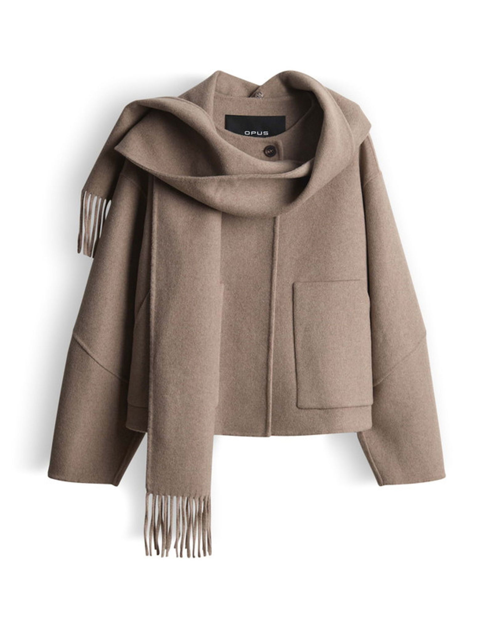 Opus |  Opus Funktionsjacke  | 40 | warm taupe