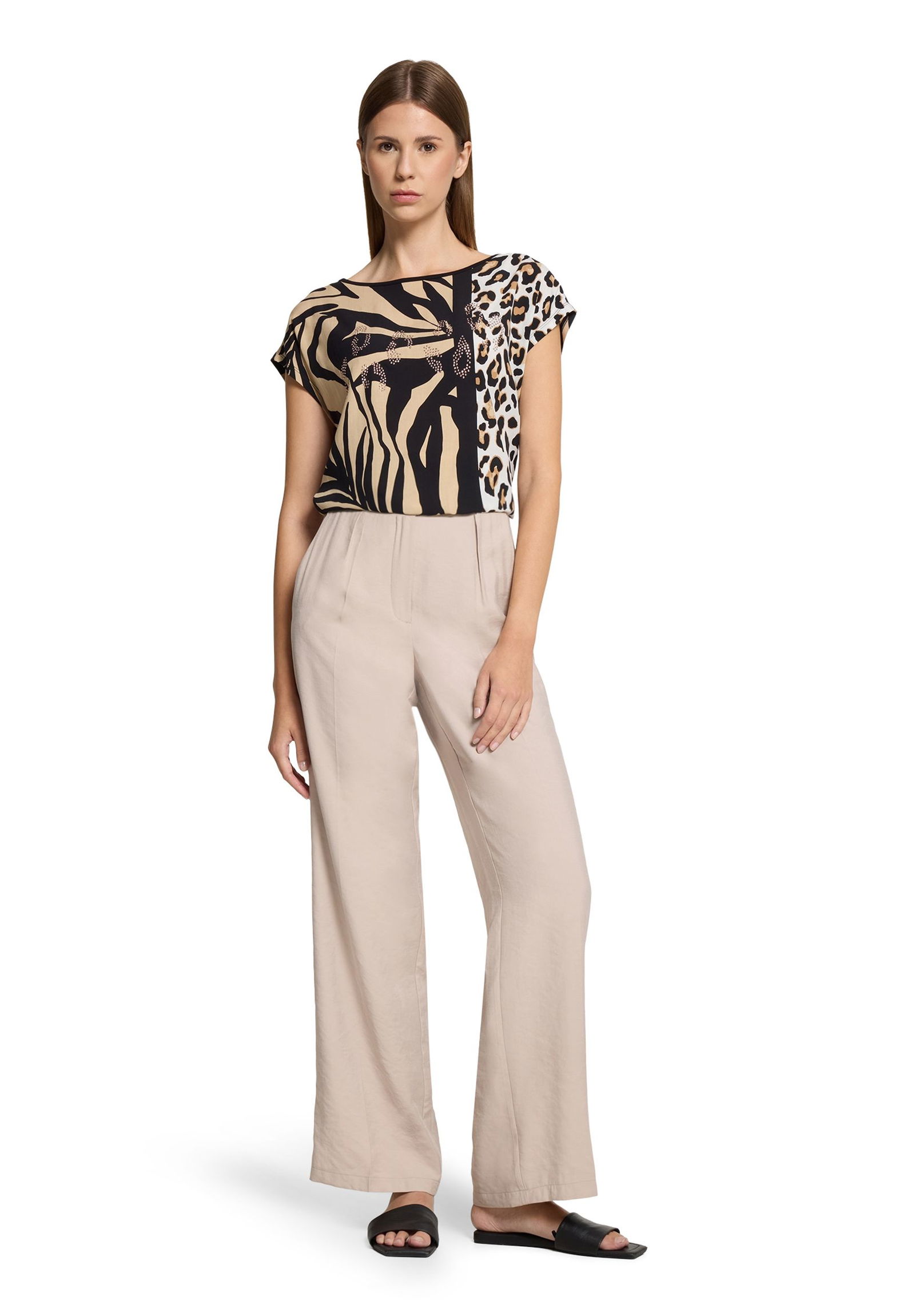 Betty Barclay | Betty Barclay Casual-Shirt | 42 | schwarz/braun