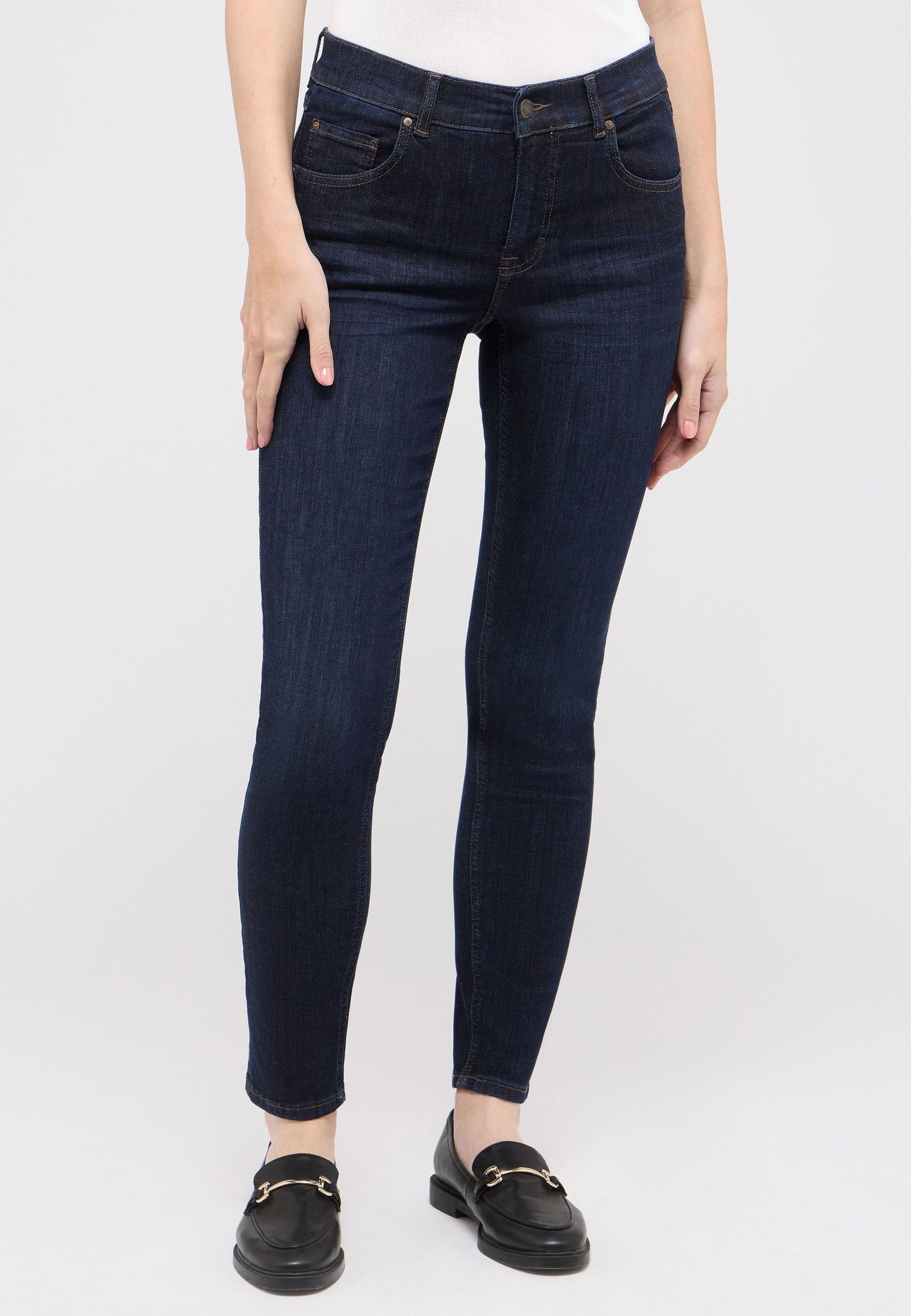 c4368250213532b526433d772c6a7412 Angels |  Angels Jeans "Skinny" | 44/30 | dark indigo used