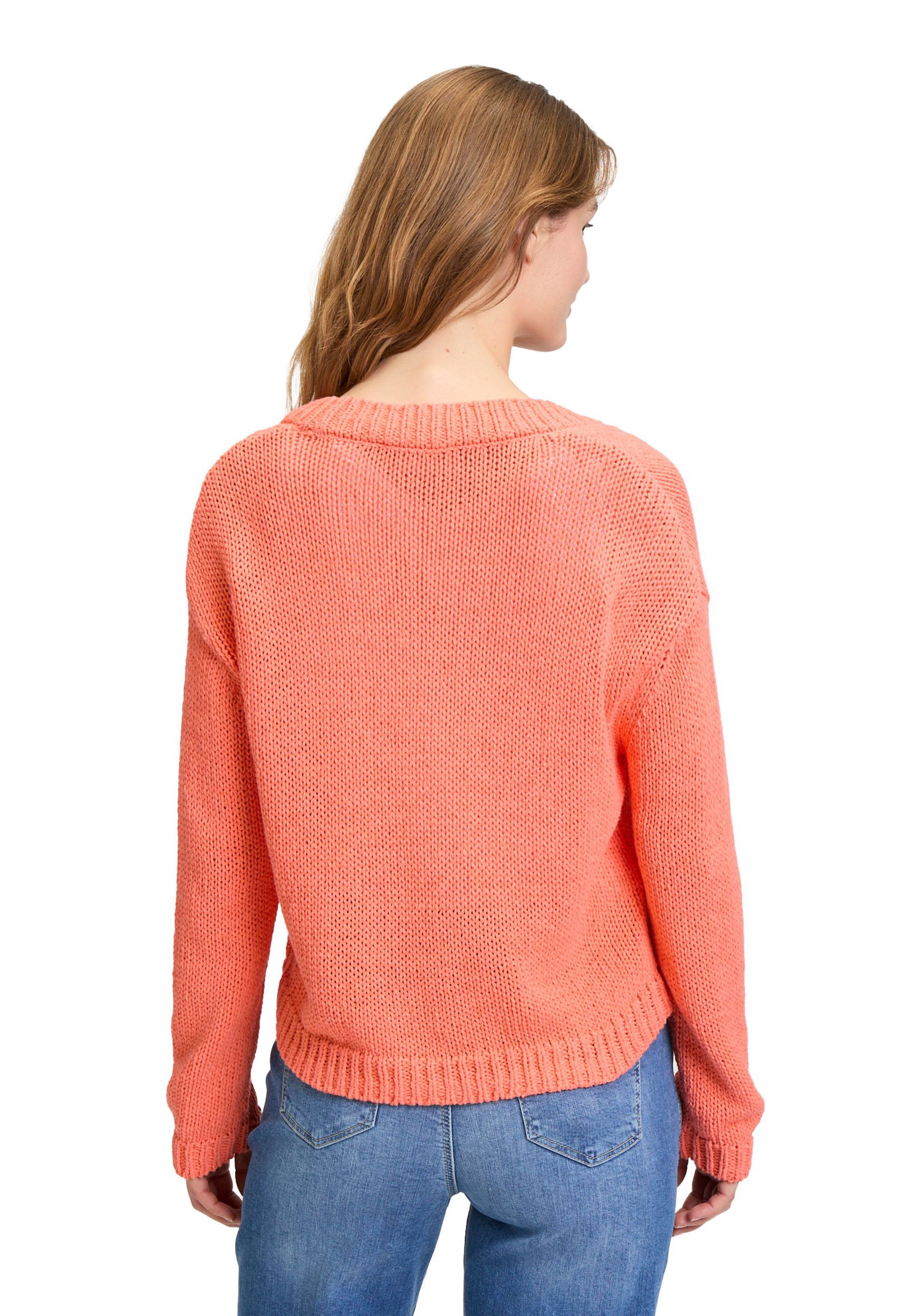  |  Strickjacke Kurz 1/1 Arm, Fusion Coral | 42