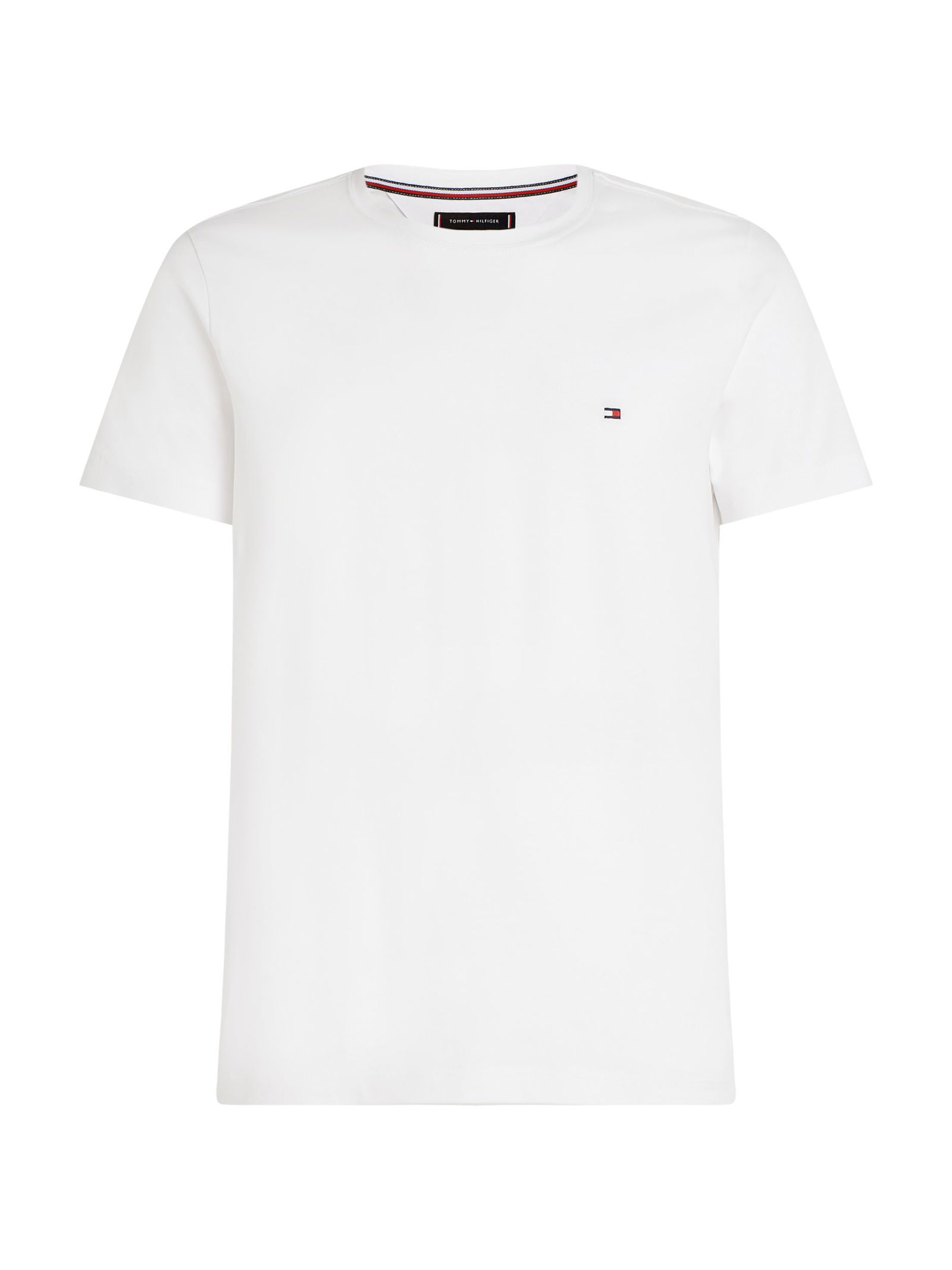 Tommy Hilfiger |  CORE STRETCH SLIM C-NECK TEE | S | white