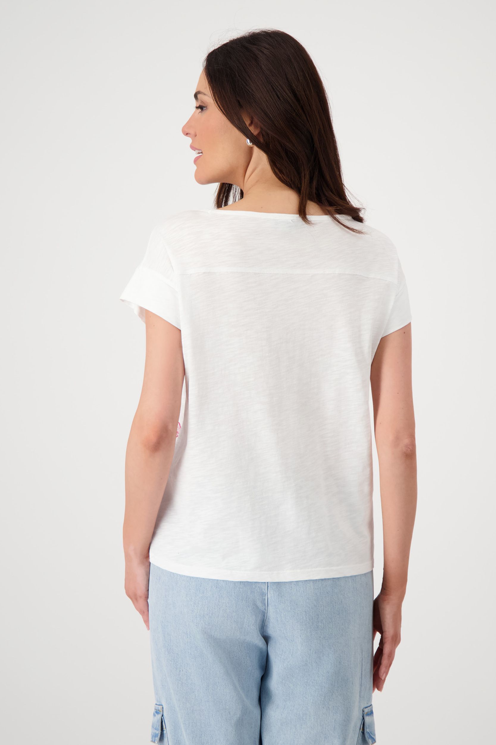 Monari |  T-Shirt, cream | 40