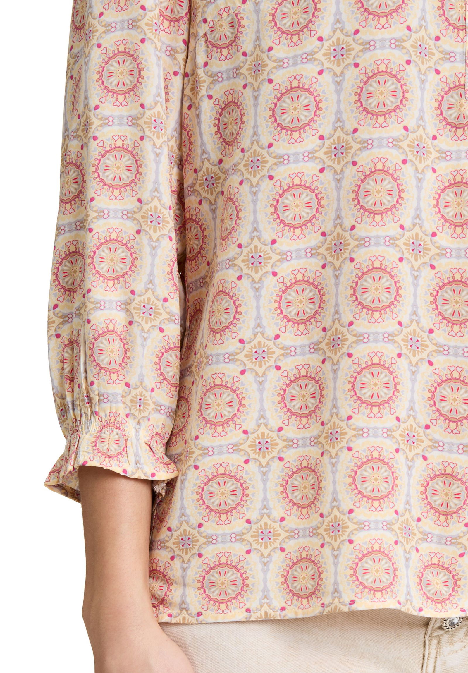 Cartoon | Cartoon Druckbluse | 40 | cream/rosé
