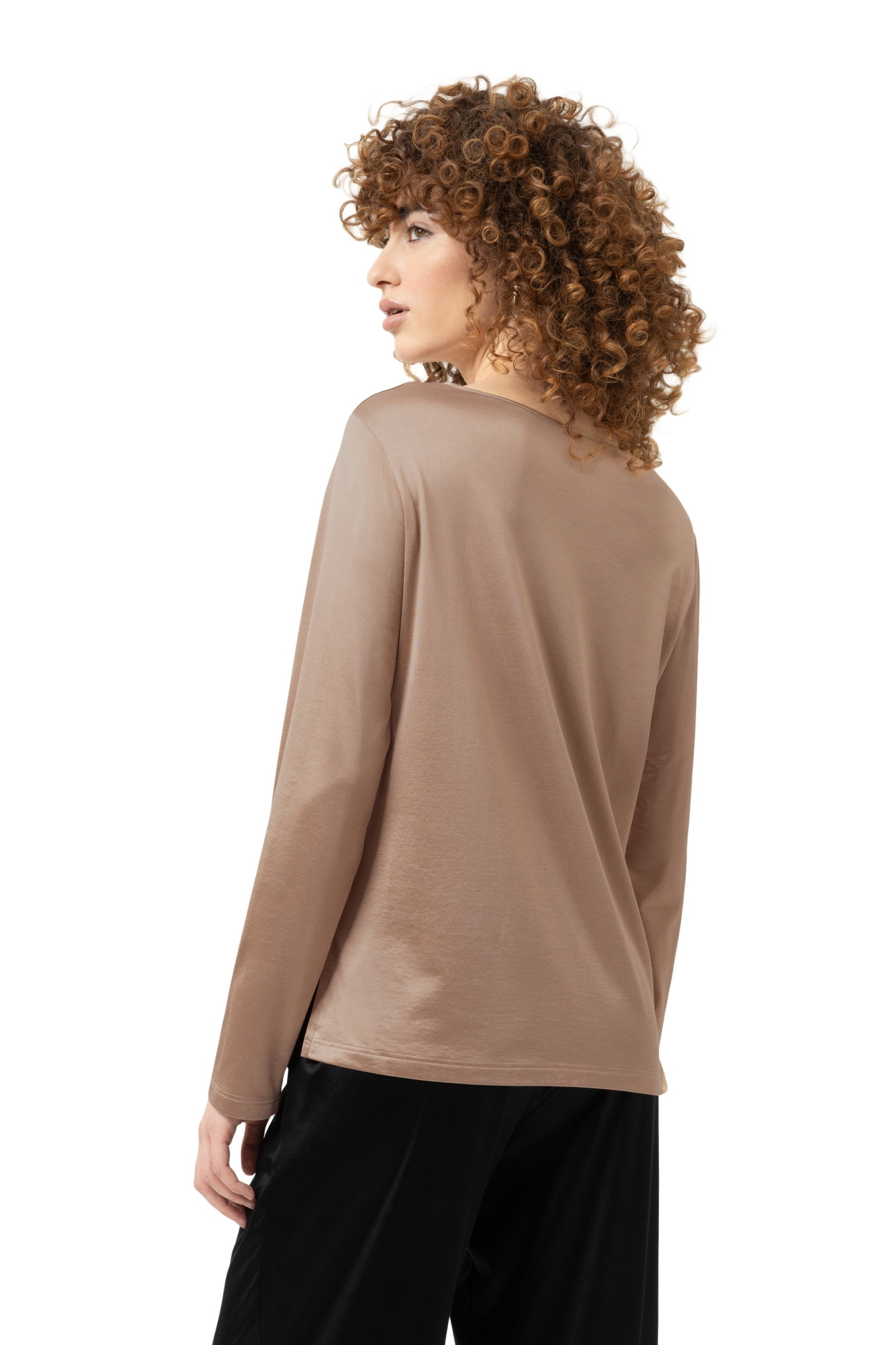 T-Shirt langarm, golden hazel #3