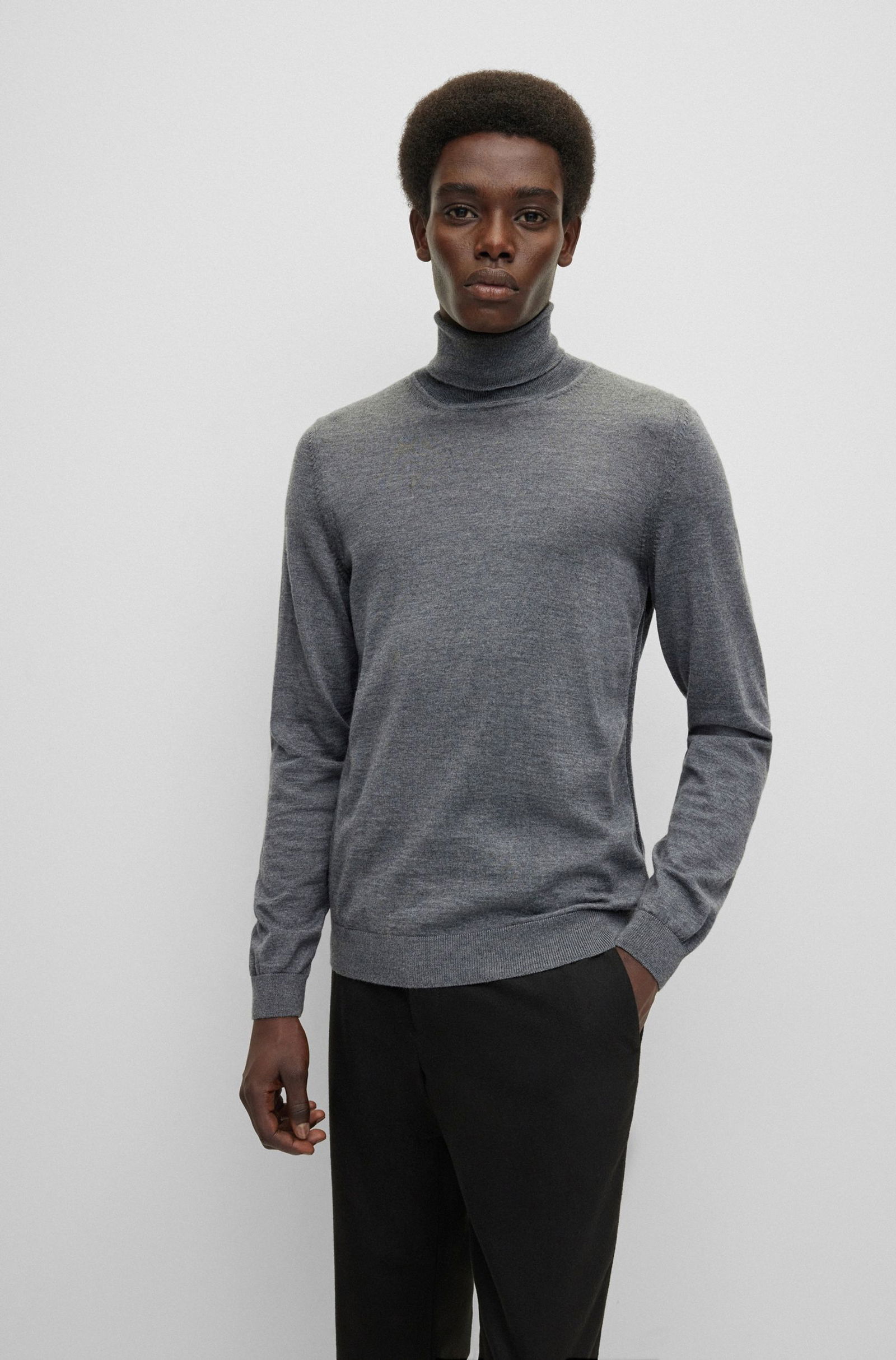 BOSS Black Rollkragenpullover 