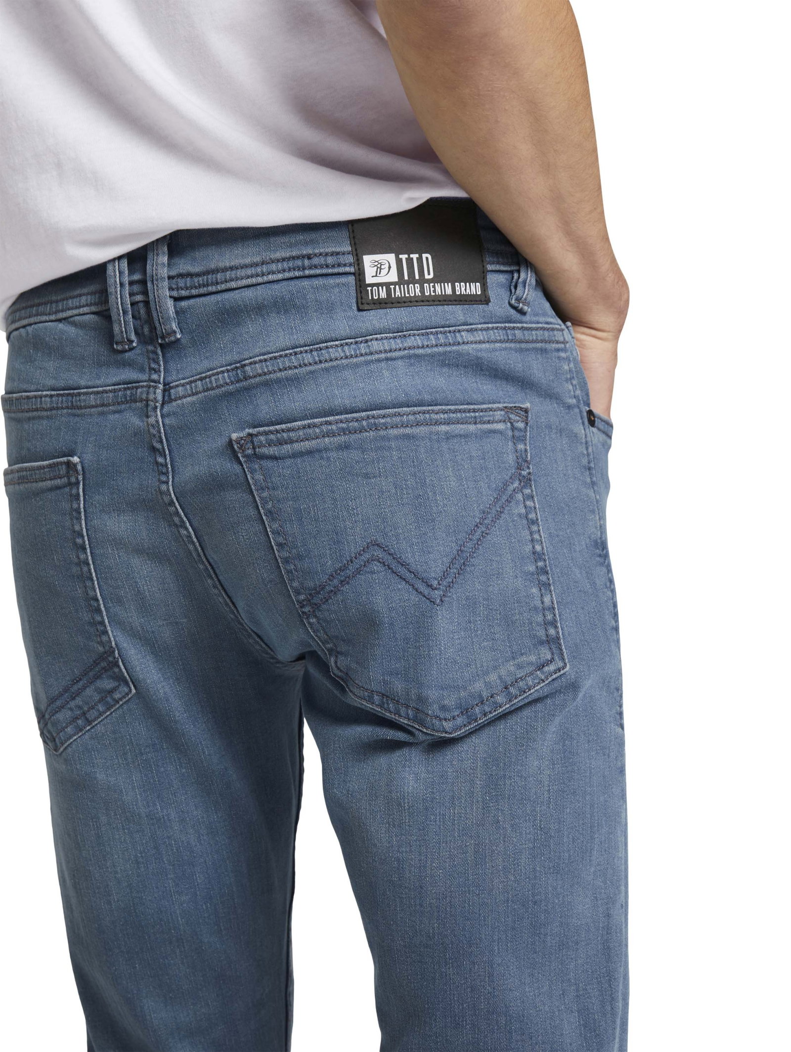 slim PIERS grey blue denim, blue grey denim #4