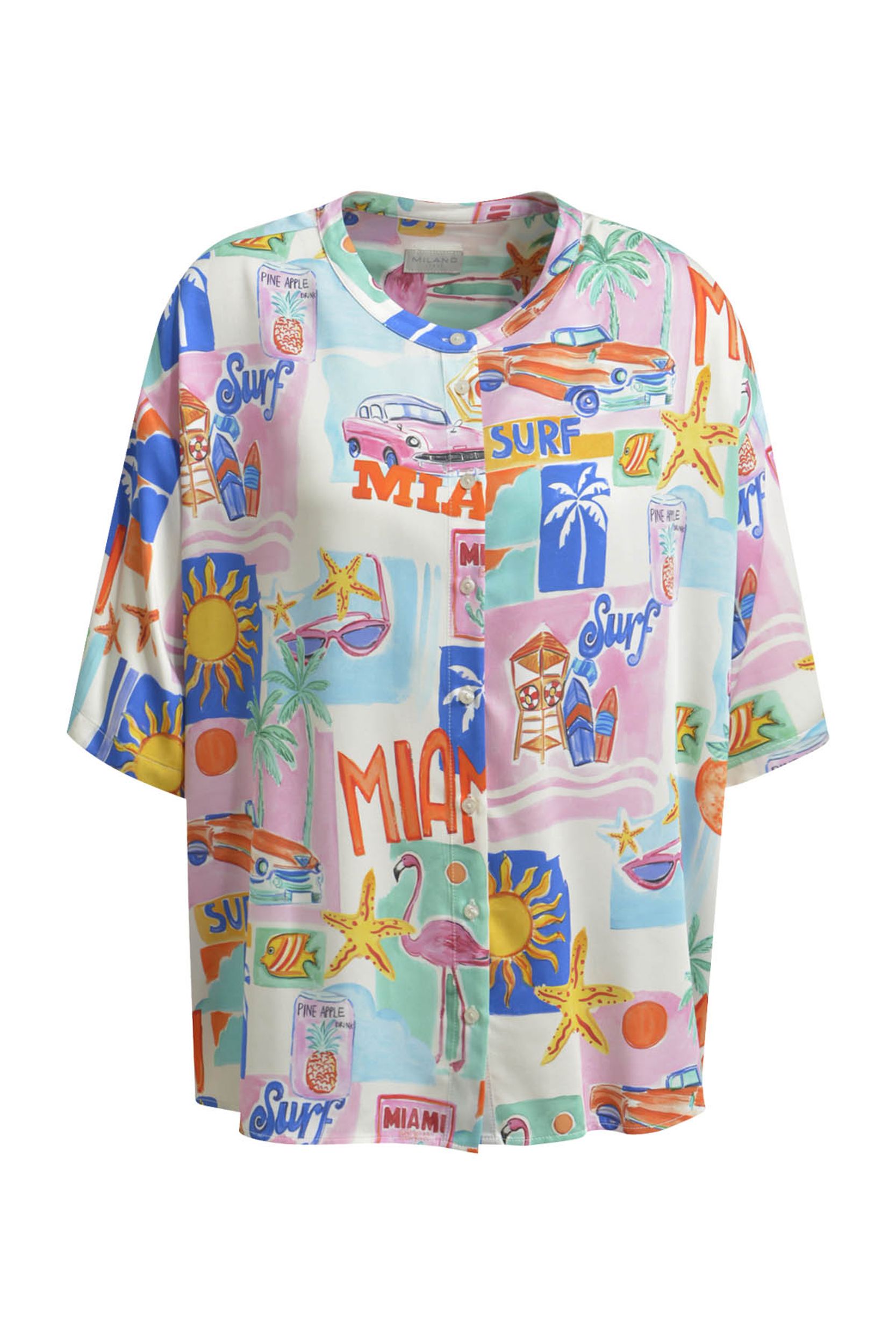 Milano |  Milano Druckbluse  | 36 | colorful print