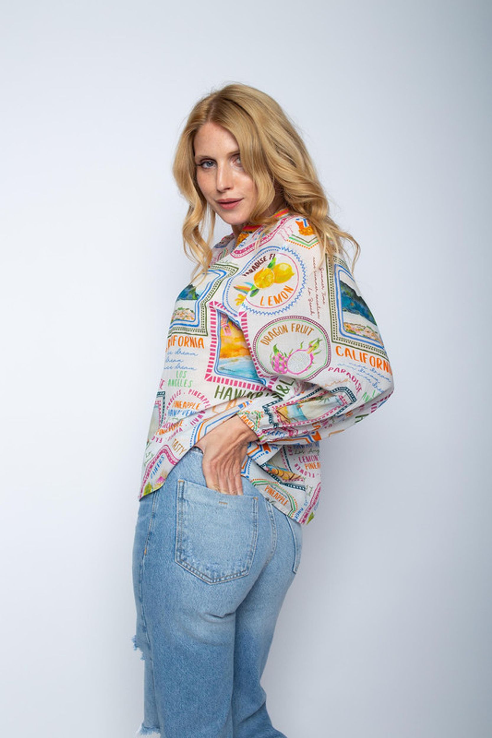 Emily van den Bergh |  Emily van den Bergh Druckbluse  | 38 | 1004_190
