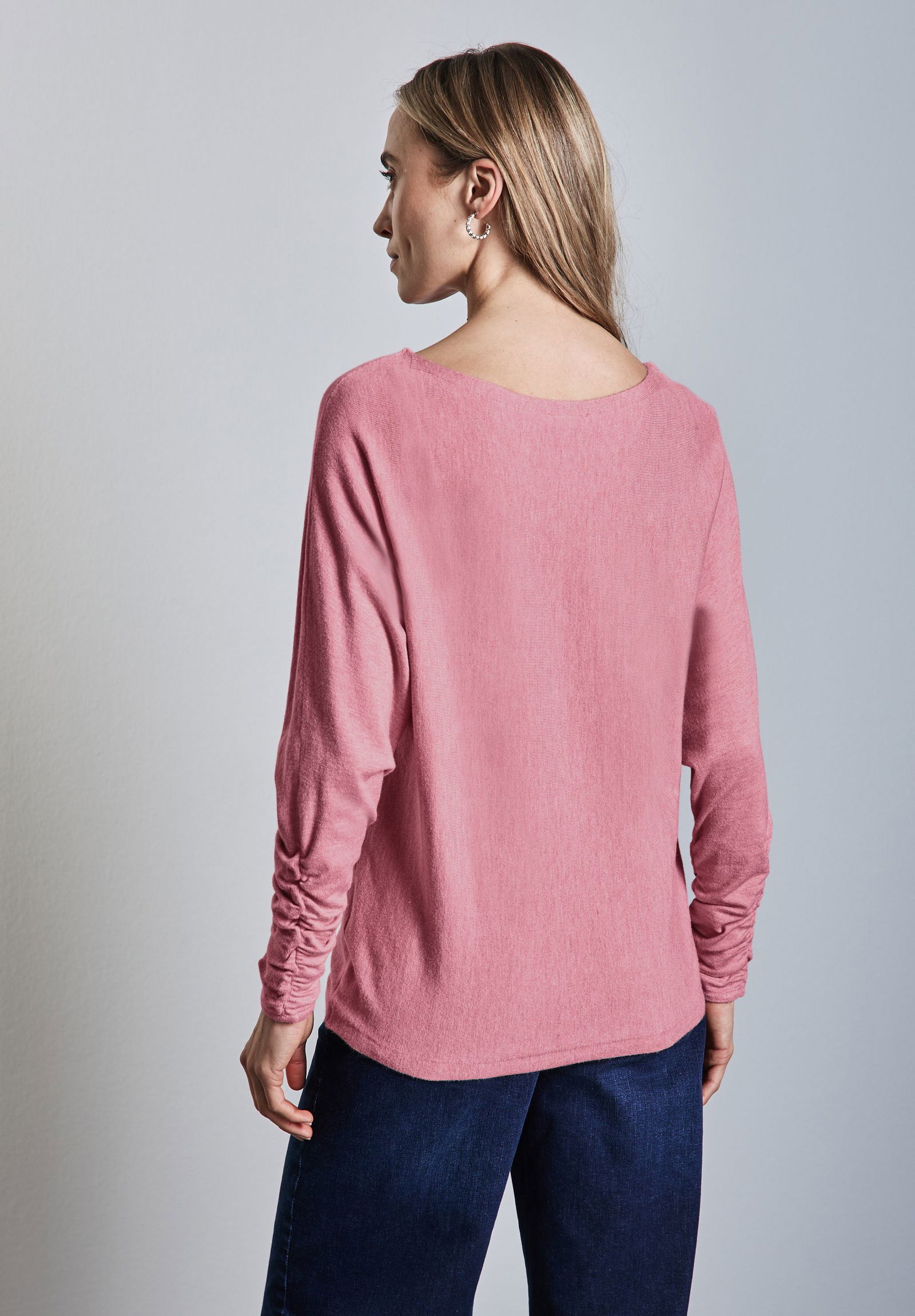 Street One |  Dolman Pullover | 36 | sugar coral mel.