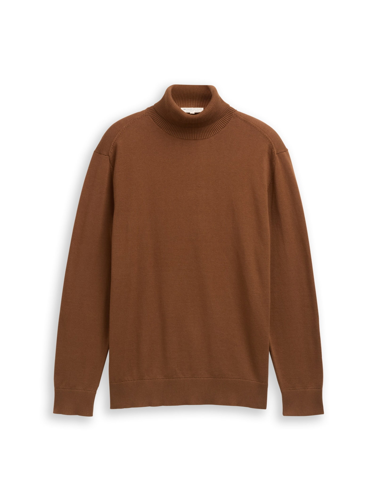 basic turtleneck knit, Golden Clay #1