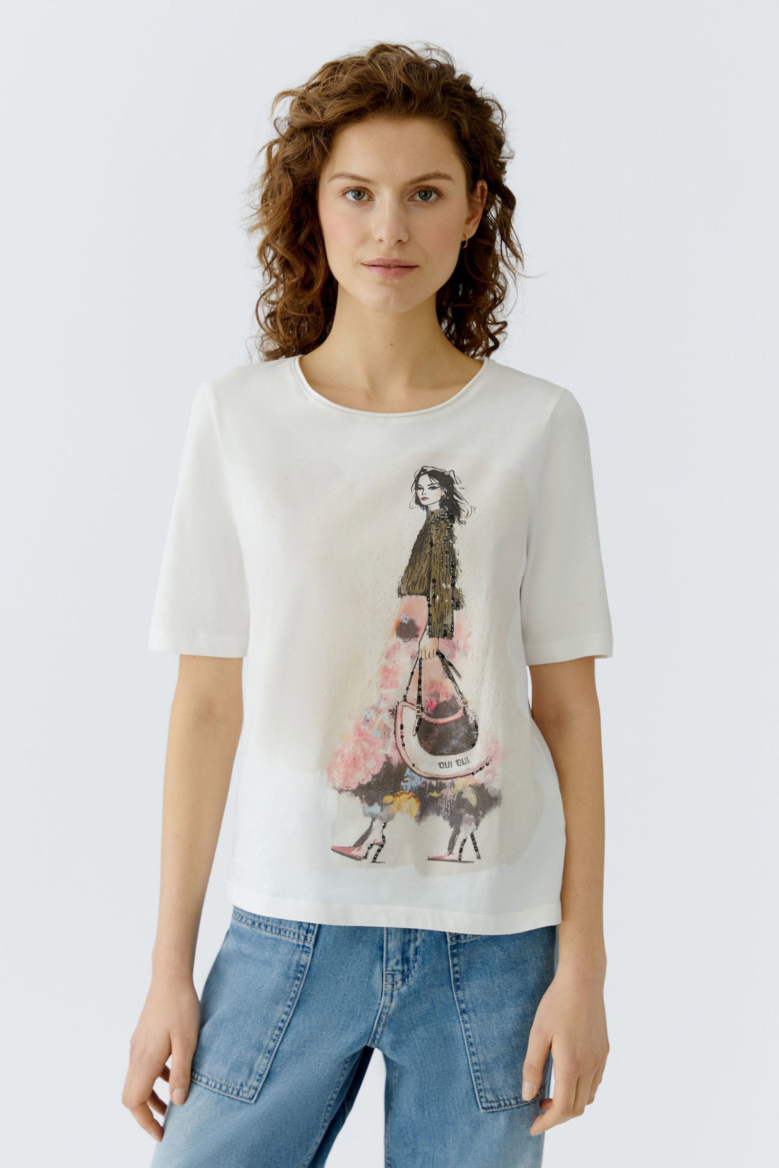 98e408dd588736182b3b066b313b0426 Oui | T-Shirt | 44 | cloud dancer