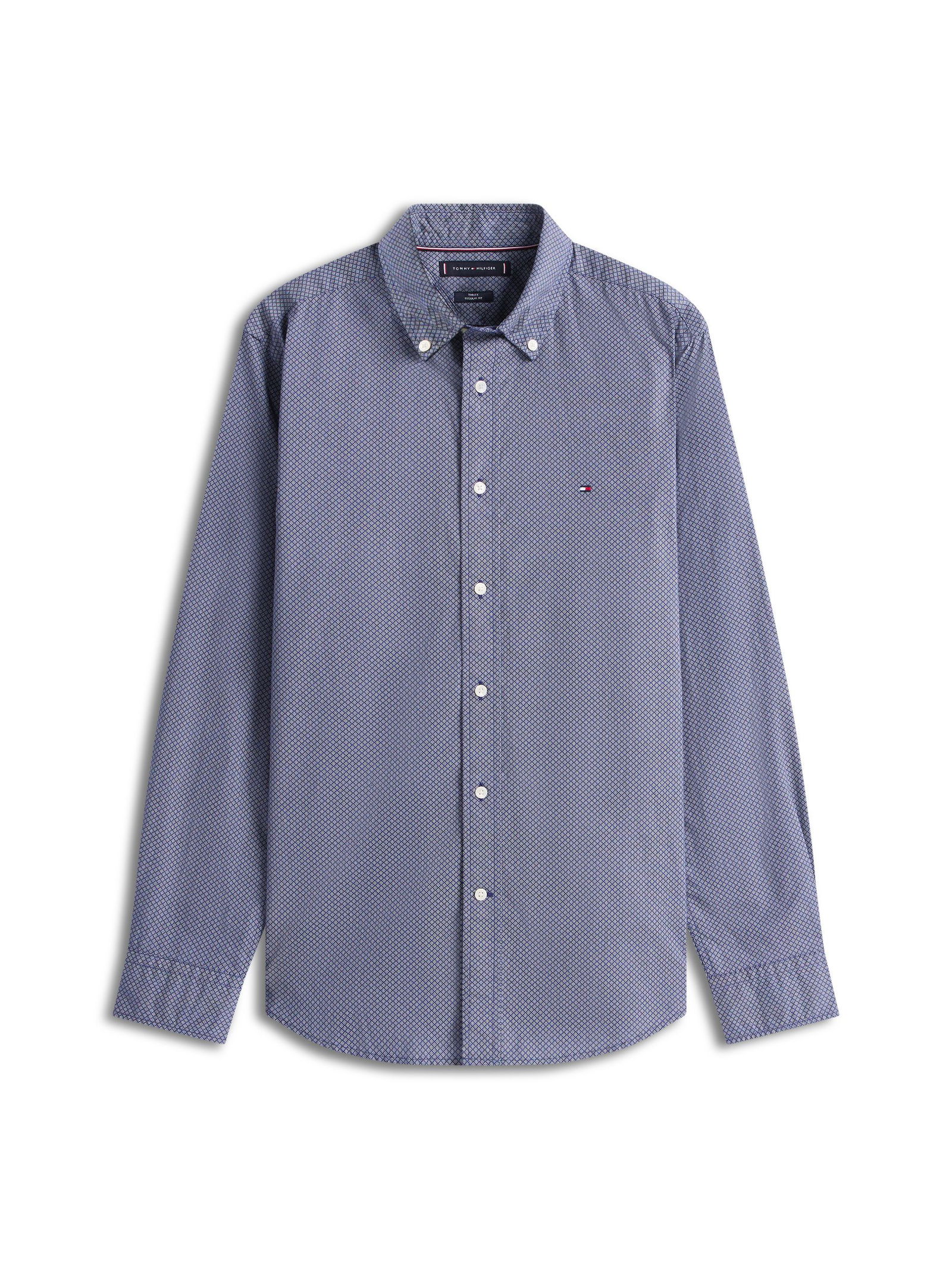 Tommy Hilfiger | Tommy Hilfiger Hemd Regular Fit | XL | carbon navy / ecru