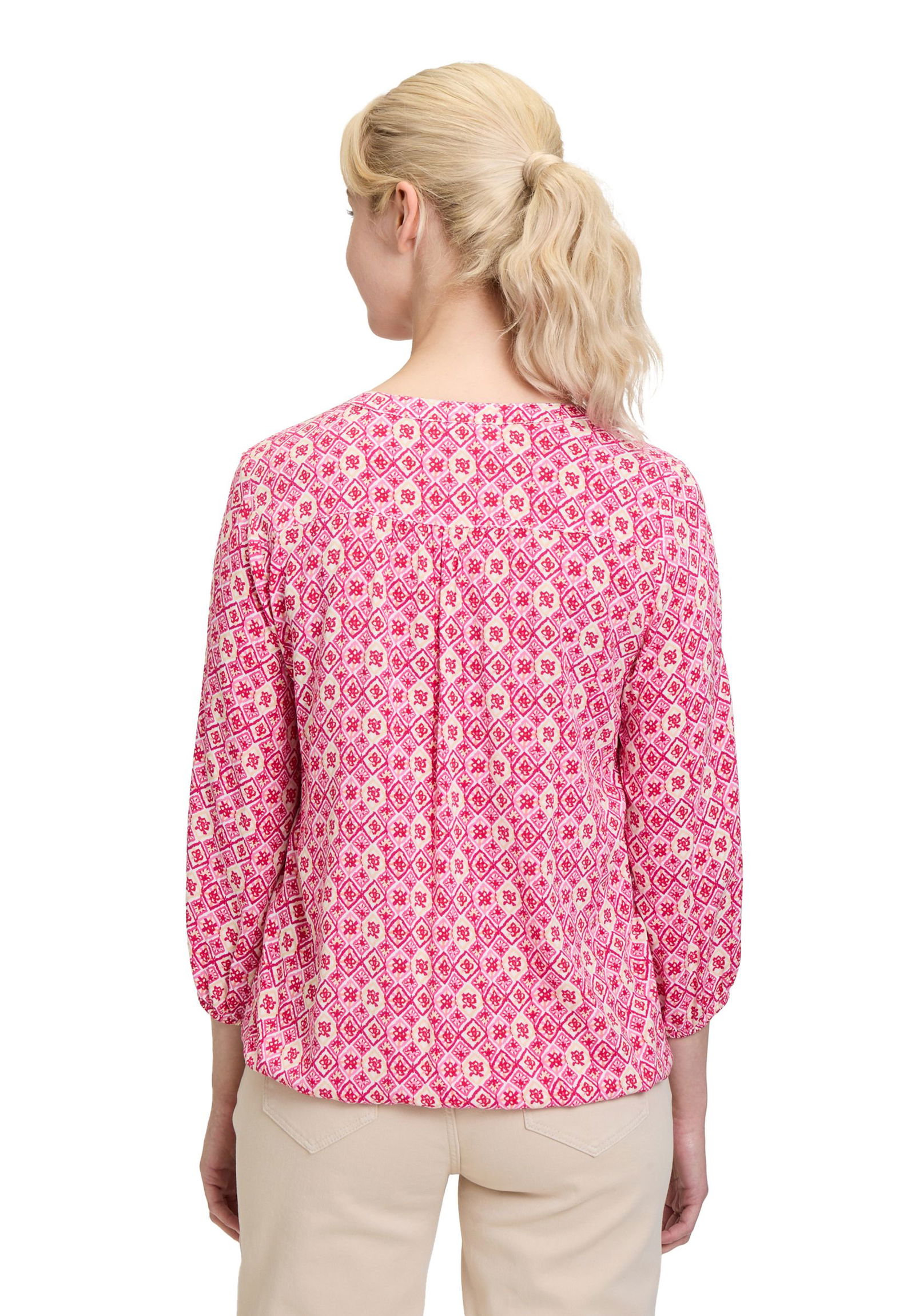Cartoon |  Cartoon Druckbluse  | 46 | pink/rosa