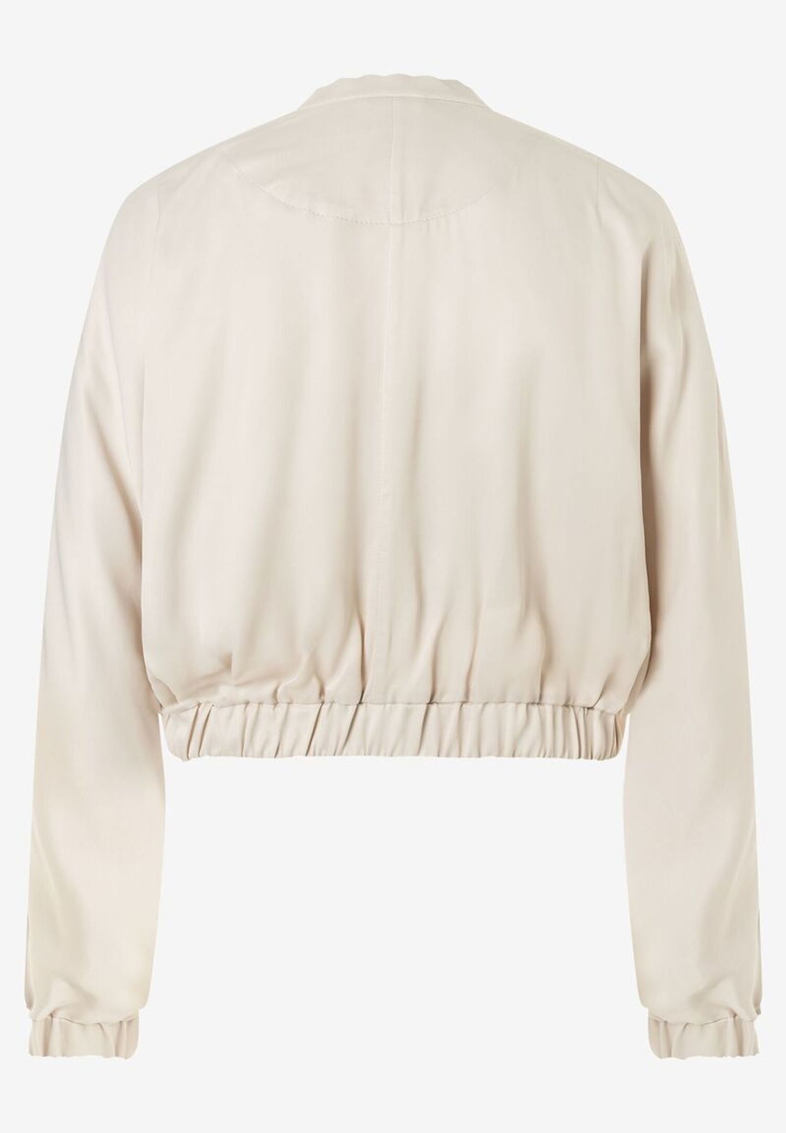 ae1c7997296ac9105a17e63be567b05e  |  Sateen Zipper Blouson, powder creme | 40 | ecru