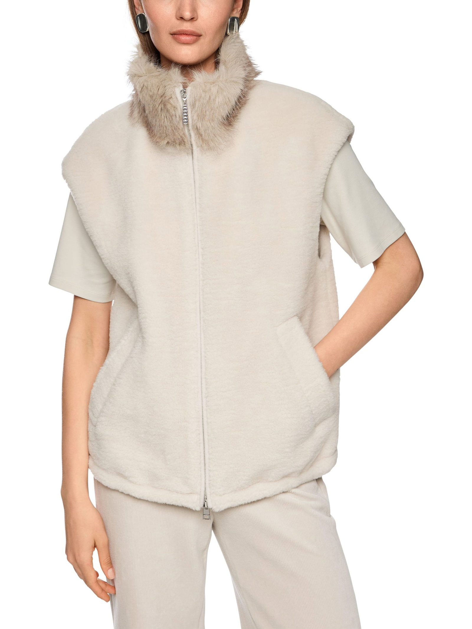 020c046501327963924eac37ceecdbe7 Marc Cain Collections | Marc Cain Collections Weste | 38 | smoke