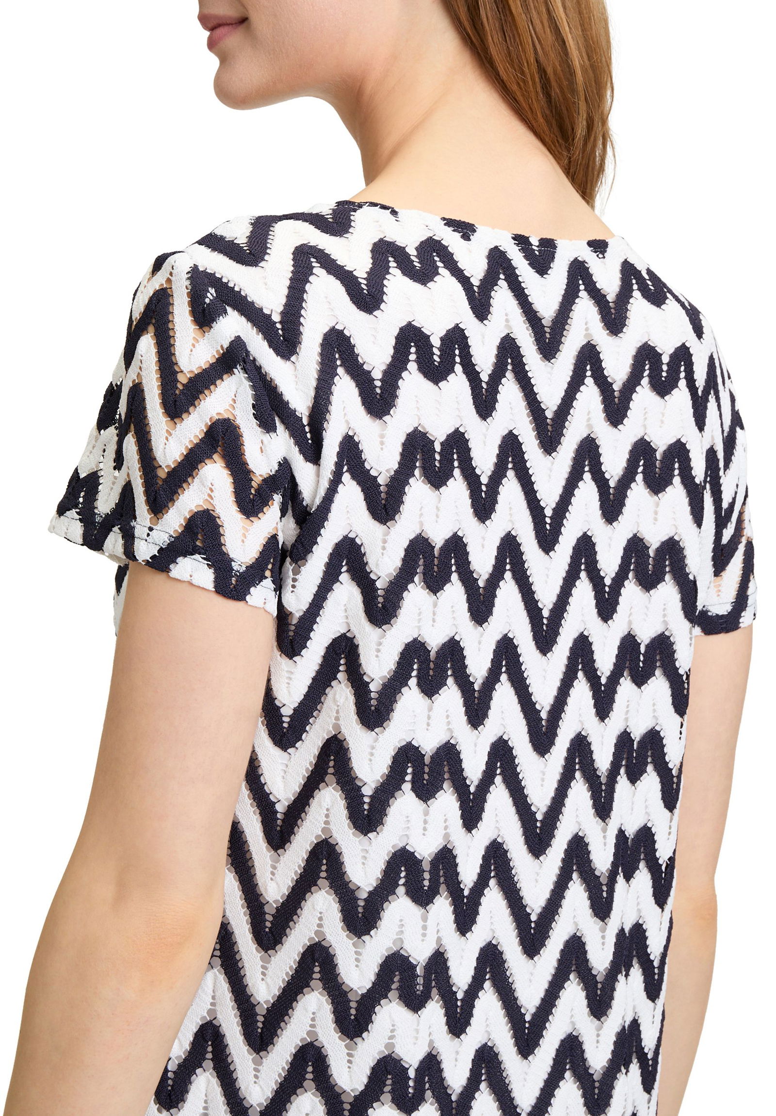 Betty Barclay |  Betty Barclay Freizeitkleid  | 44 | dunkelblau/weiß