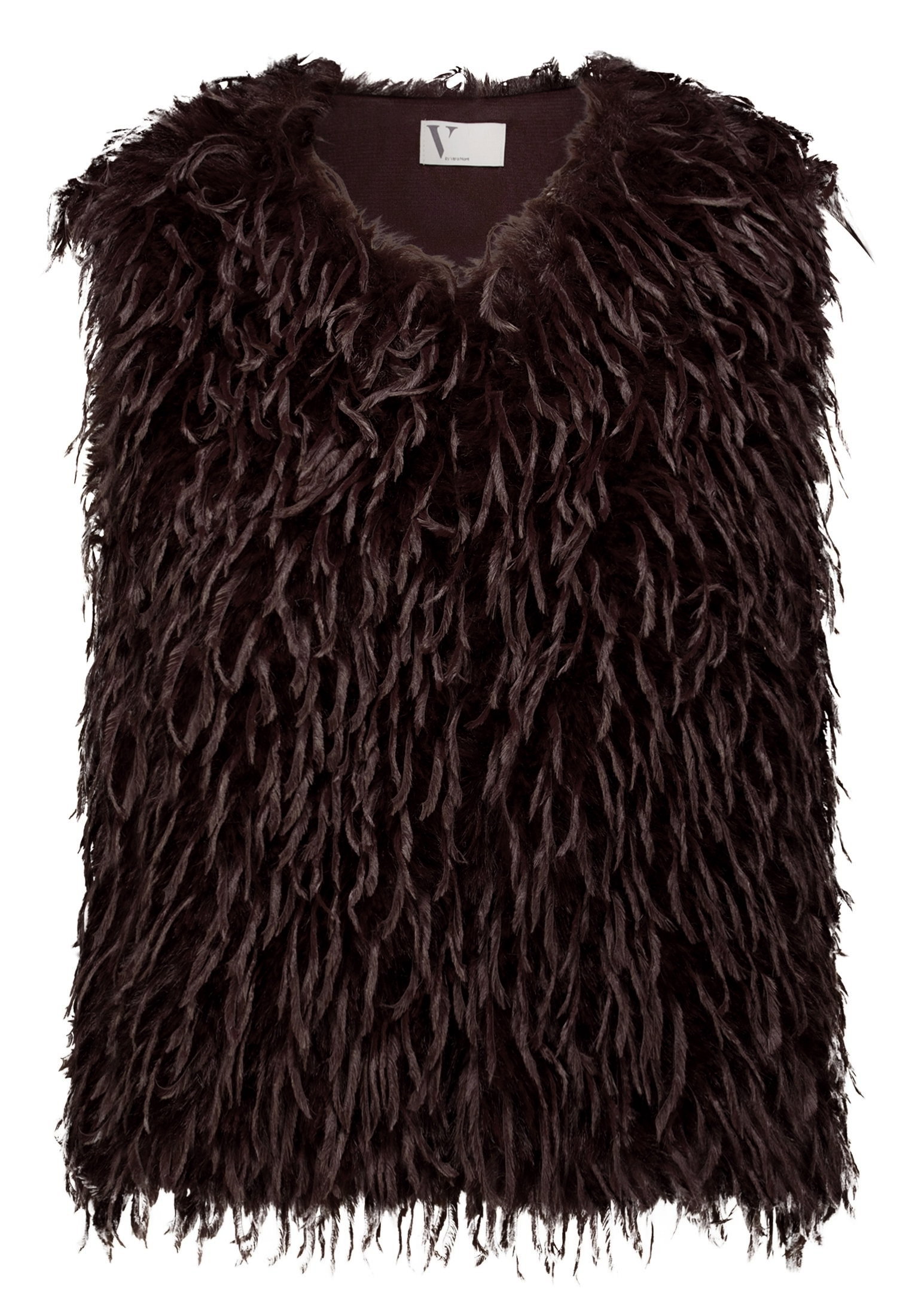 Weste Fell/Pelz, Espresso Brown #1