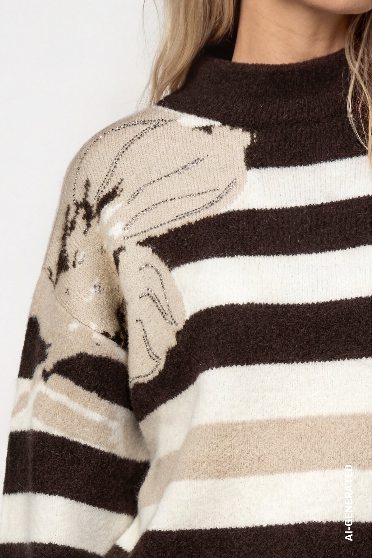 Pullover, cappuccino melange #5