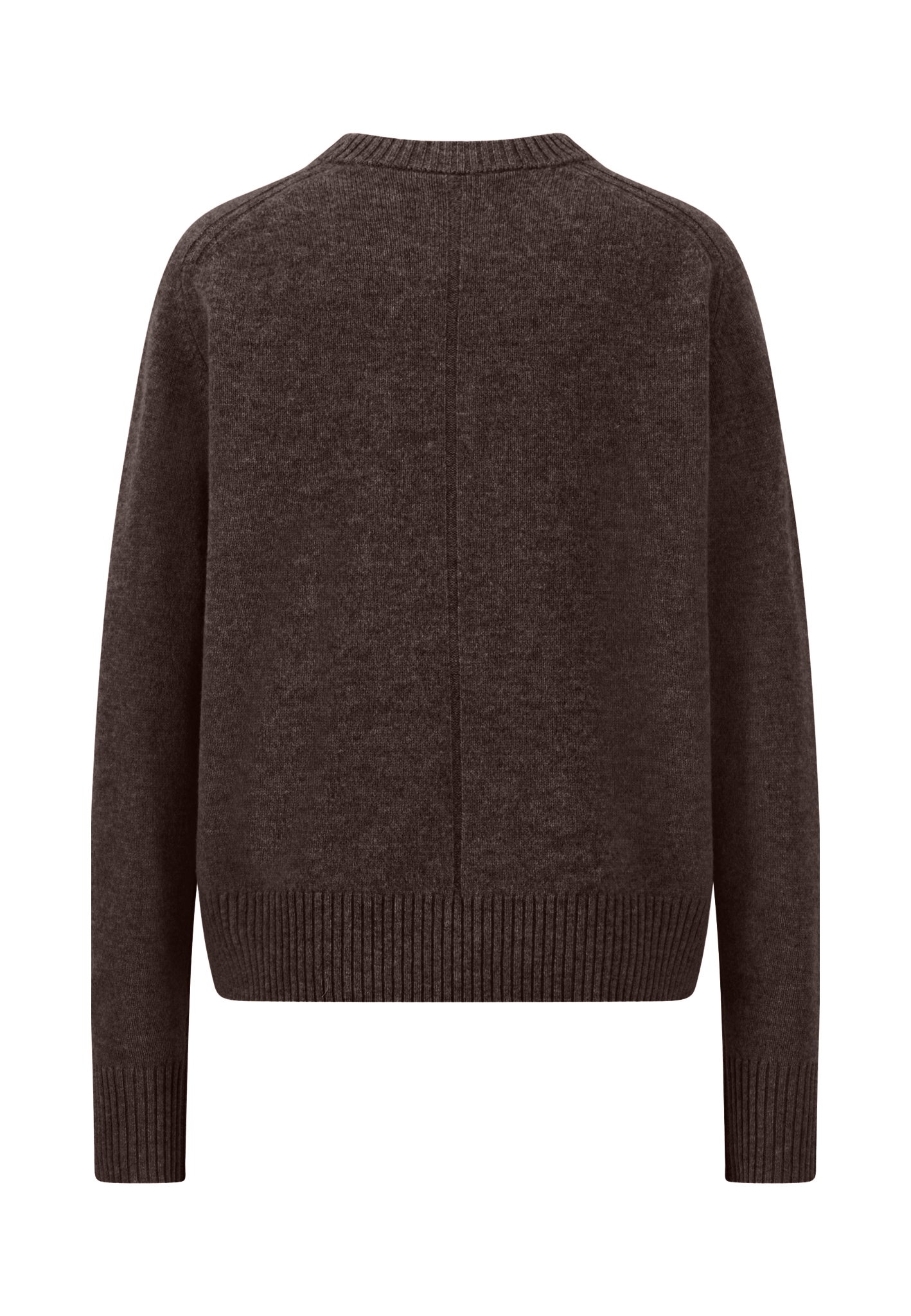 PULLOVER O-NECK MERINOWOOL *RWS, ESPRESSO #2