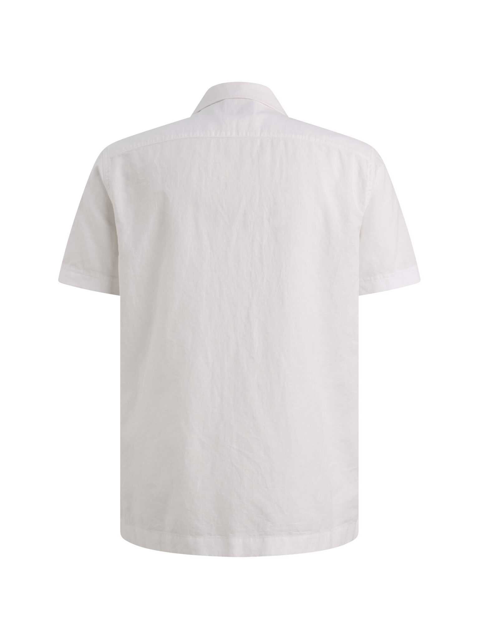 Short Sleeve Shirt Cotton/linen ga, Bright White #2