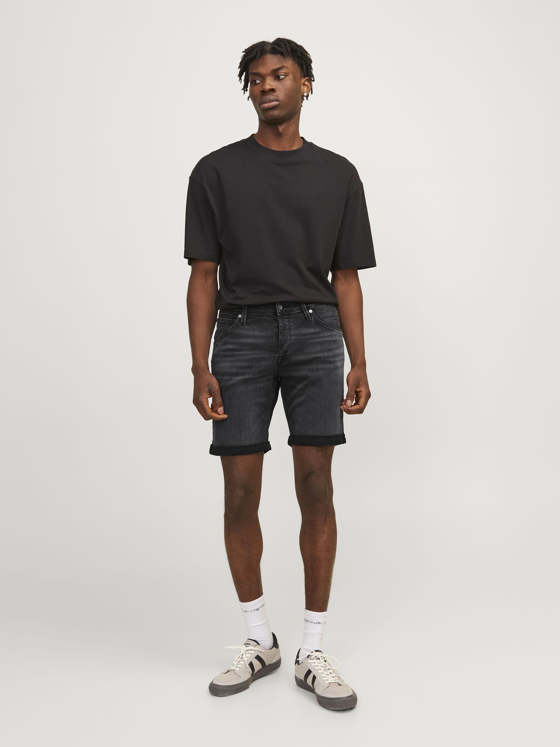 Jack&Jones |  Jack&Jones Shorts  | L | black denim