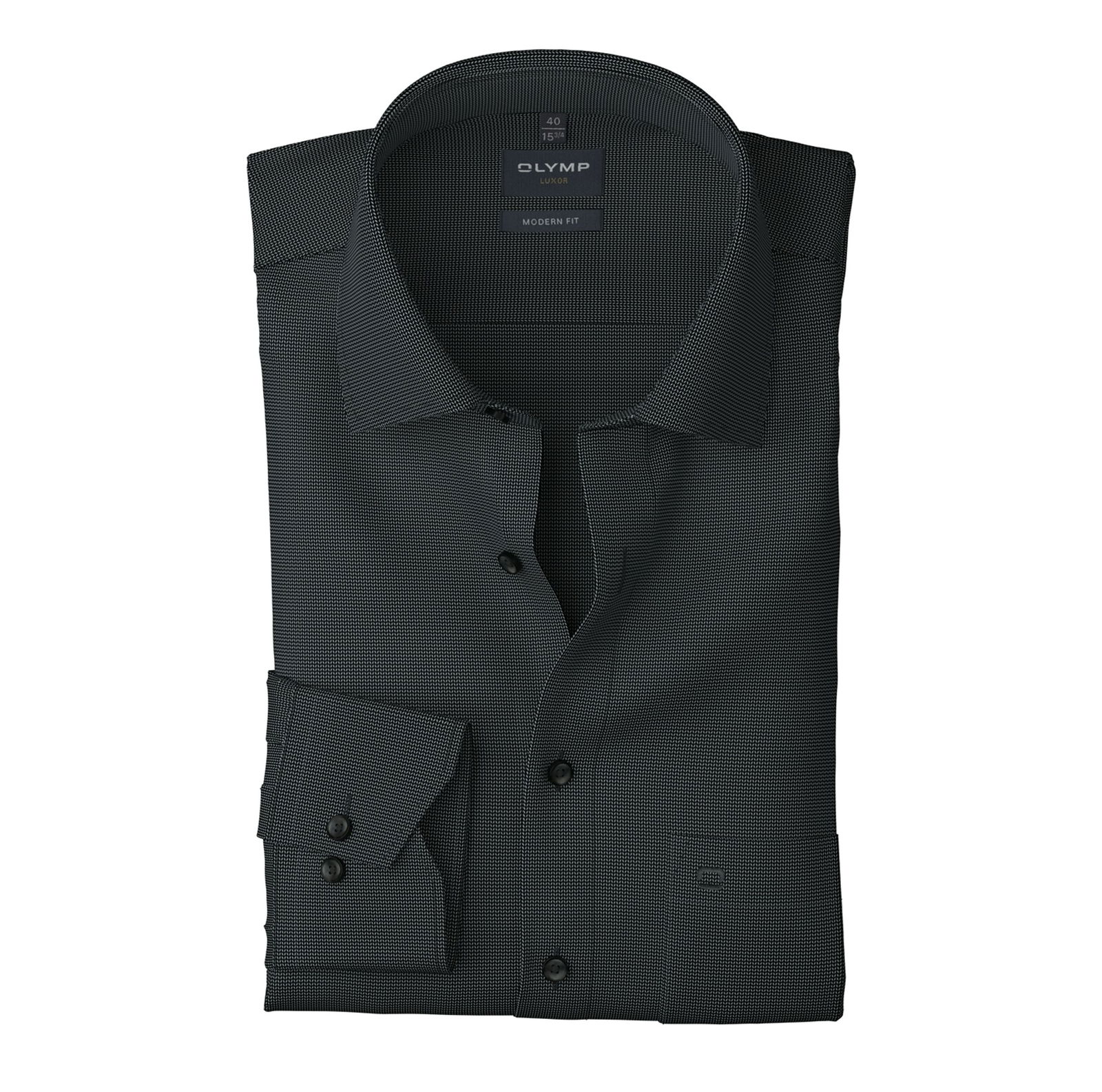 Olymp | Olymp Hemd Modern Fit | 43 | silbergrau