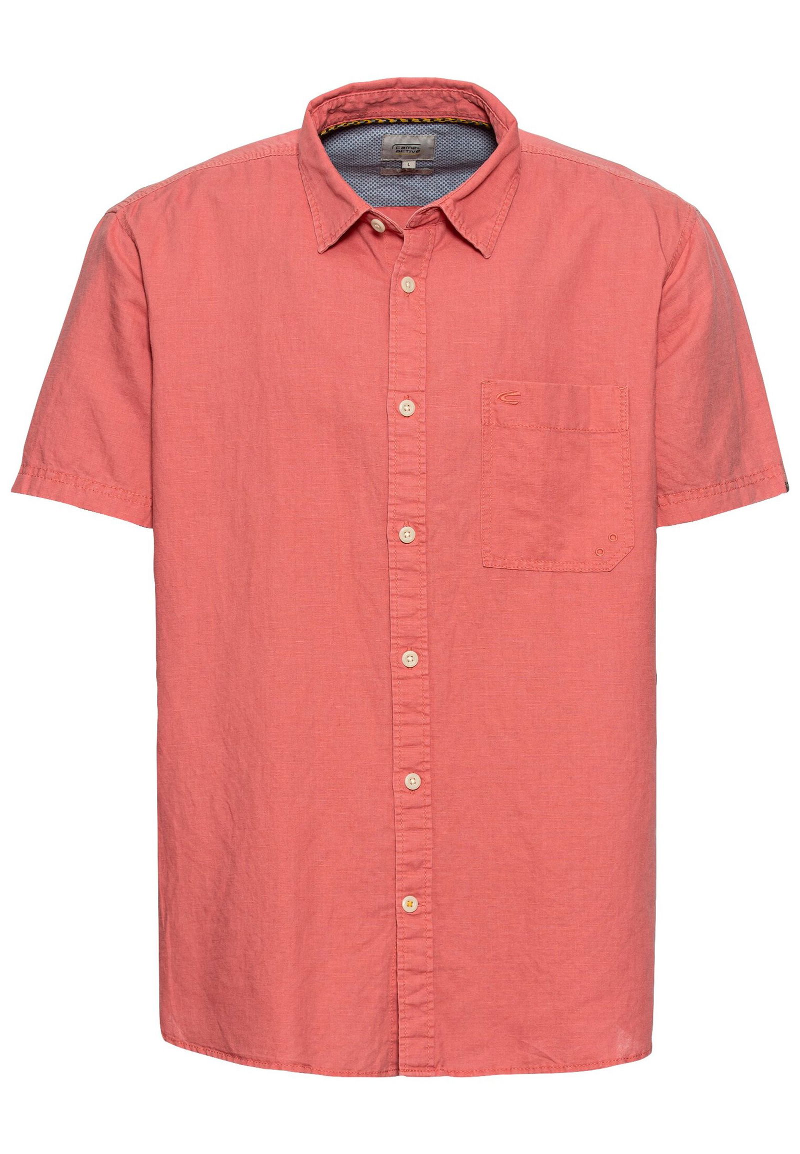 Camel Active |  Camel Active Hemd Regular Fit  | XXL | faded red