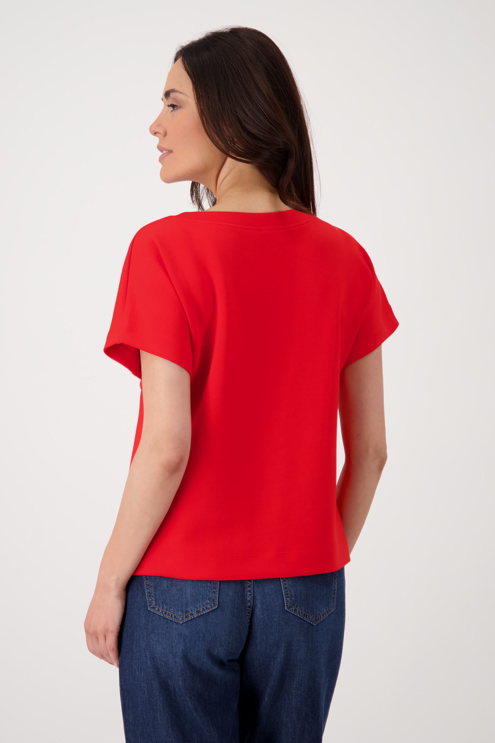 Monari |  Sweatshirt, cream | 36 | red